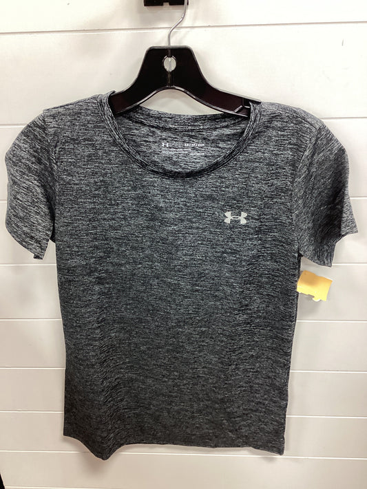 Athletic Top Ss By Under Armour In Grey, Size:Xs