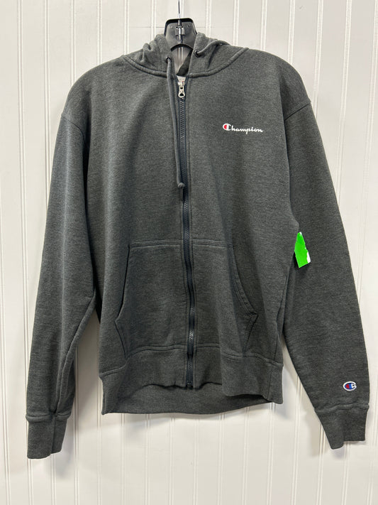 Athletic Jacket By Champion In Grey, Size:S