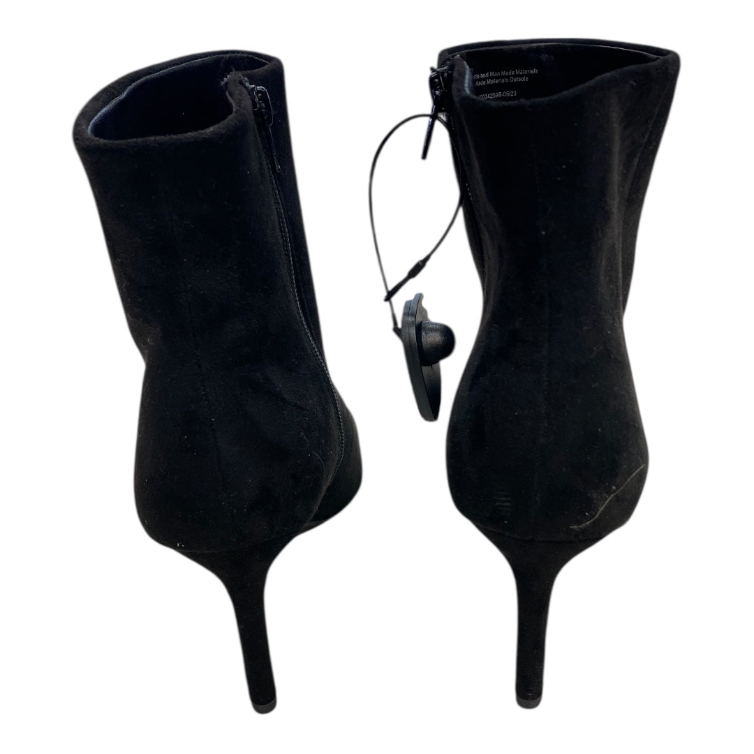 Boots Ankle Heels By A New Day In Black, Size:8