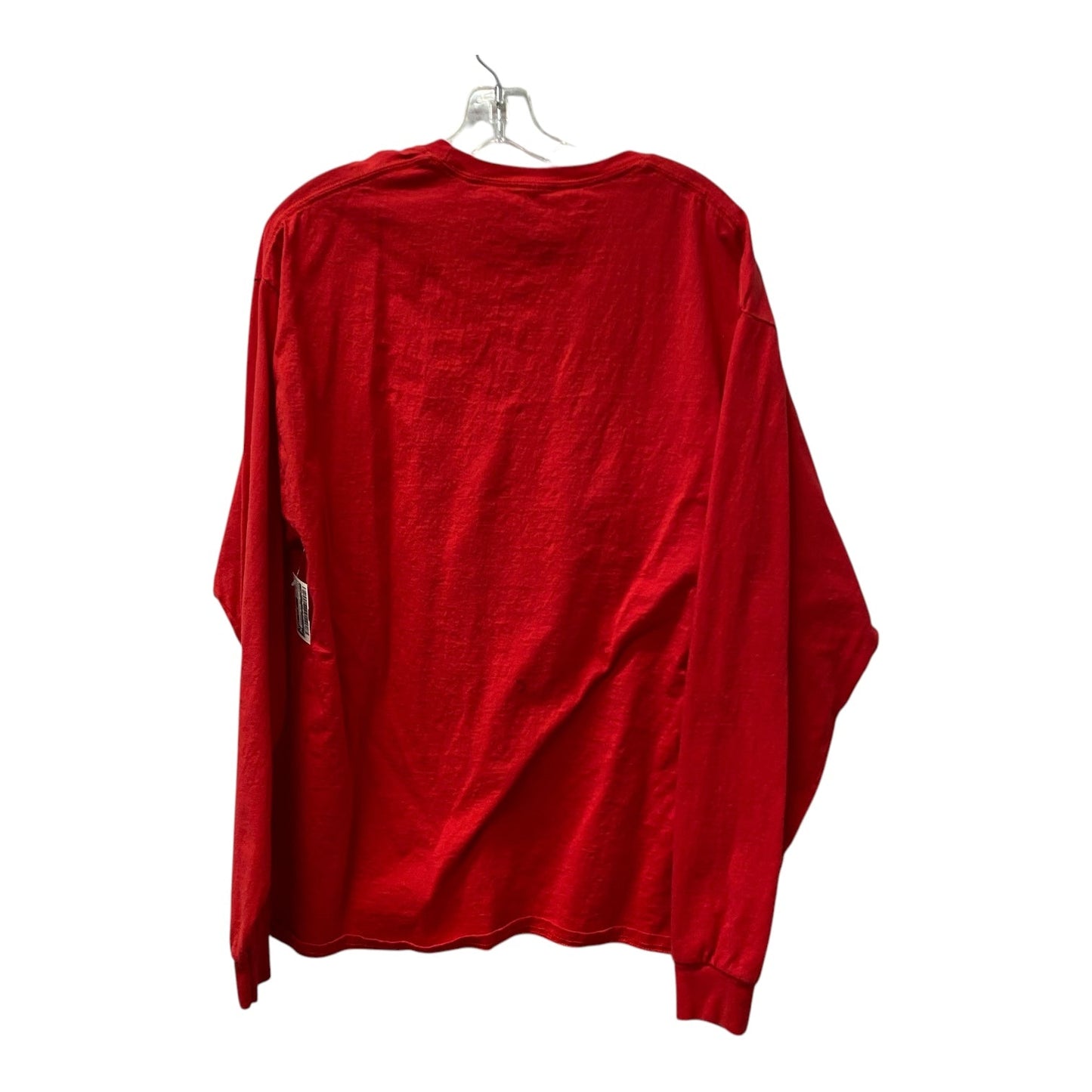 Athletic Top Ls Crewneck By pe proedge In Red, Size:Xl