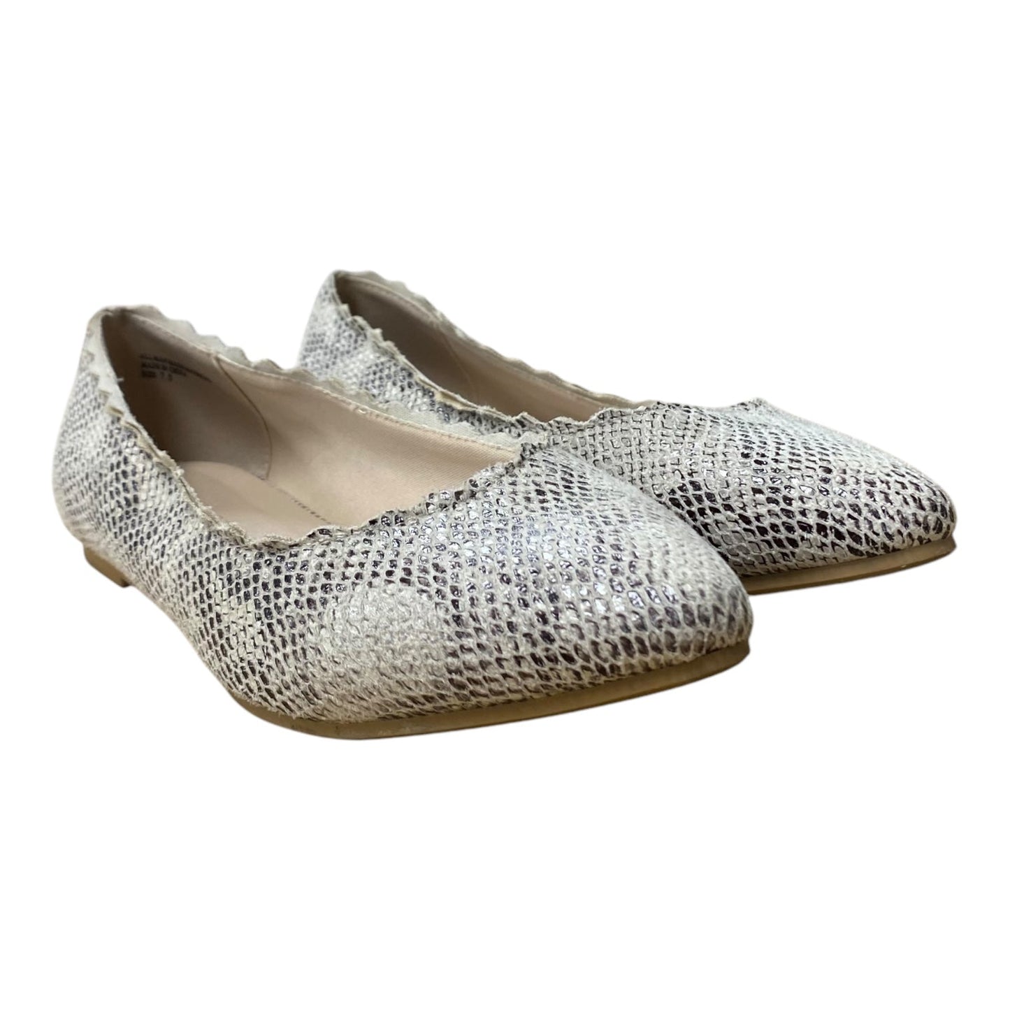 Shoes Flats By Restricted In Black & Tan, Size:7.5