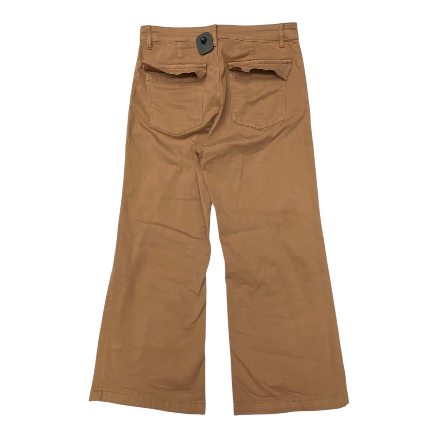 Jeans Wide Leg By Kut In Brown Denim, Size:8