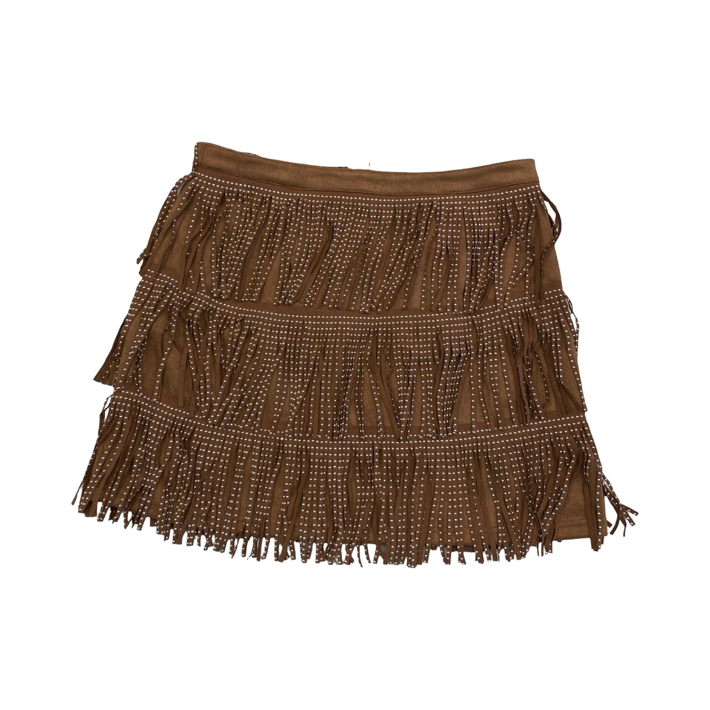 Skirt Mini & Short By Mi Ami In Brown, Size:L