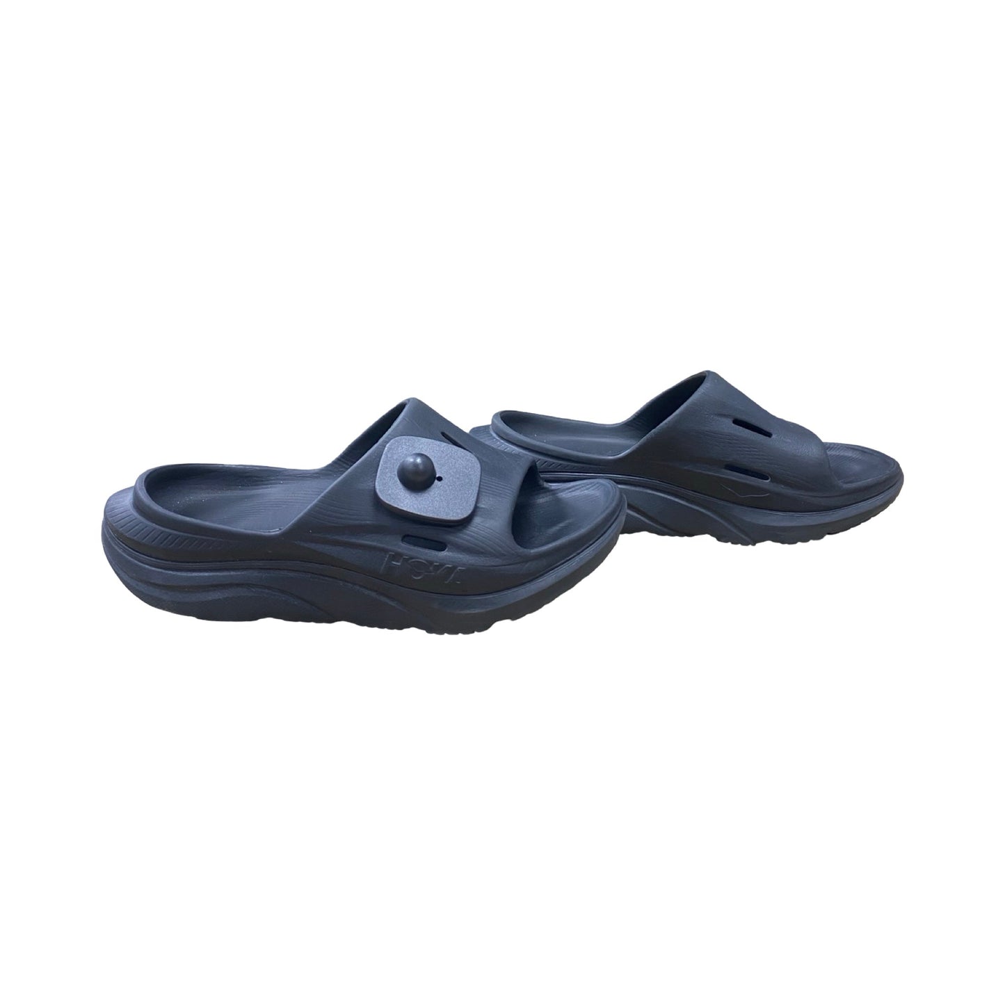 Sandals Flats By Hoka In Black, Size:7