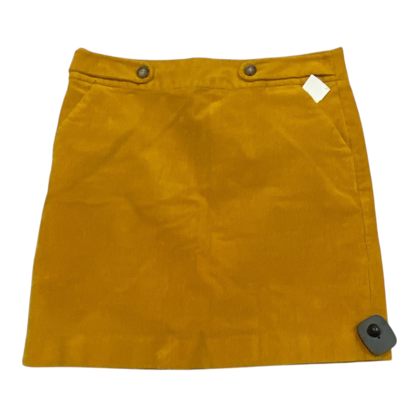 Skirt Mini & Short By Banana Republic In Yellow, Size:6