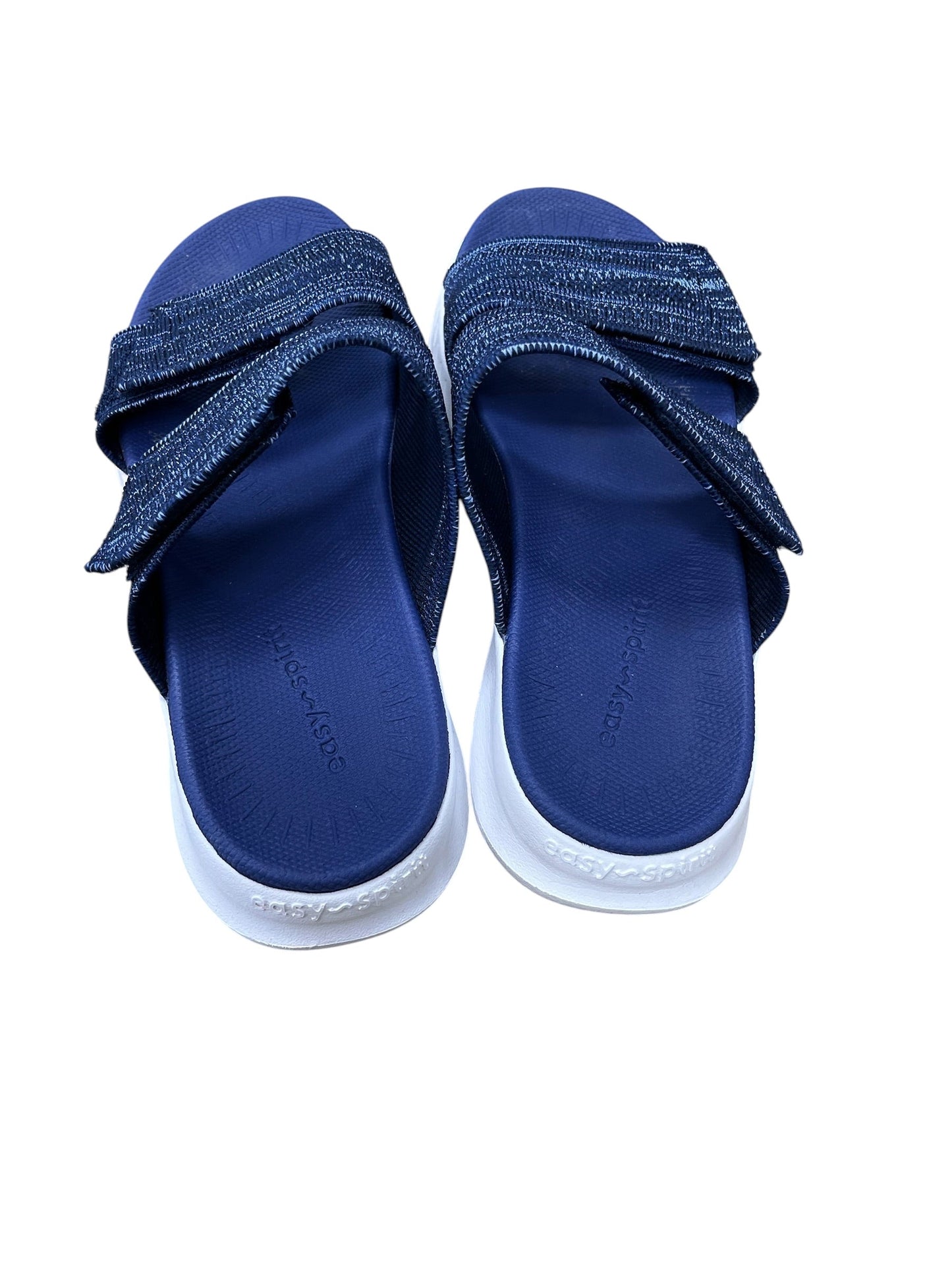 Sandals Flats By Easy Spirit In Blue, Size:8