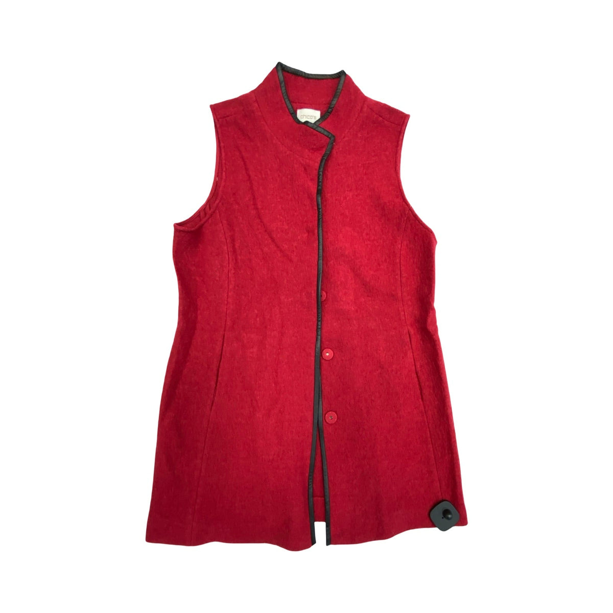 Vest Other By Chicos In Red, Size:M