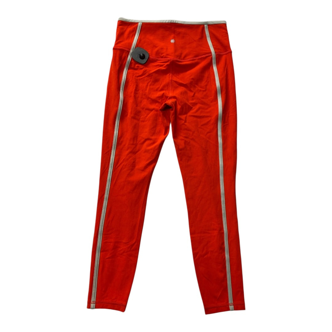 Athletic Capris By Athleta In Red & Tan, Size:M