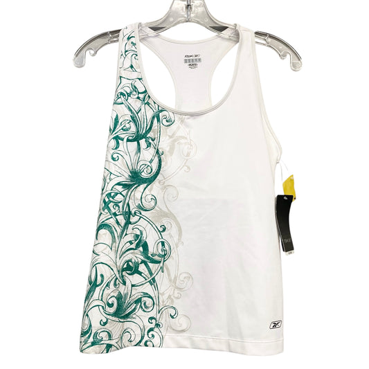 Athletic Tank Top By Reebok In White, Size:M