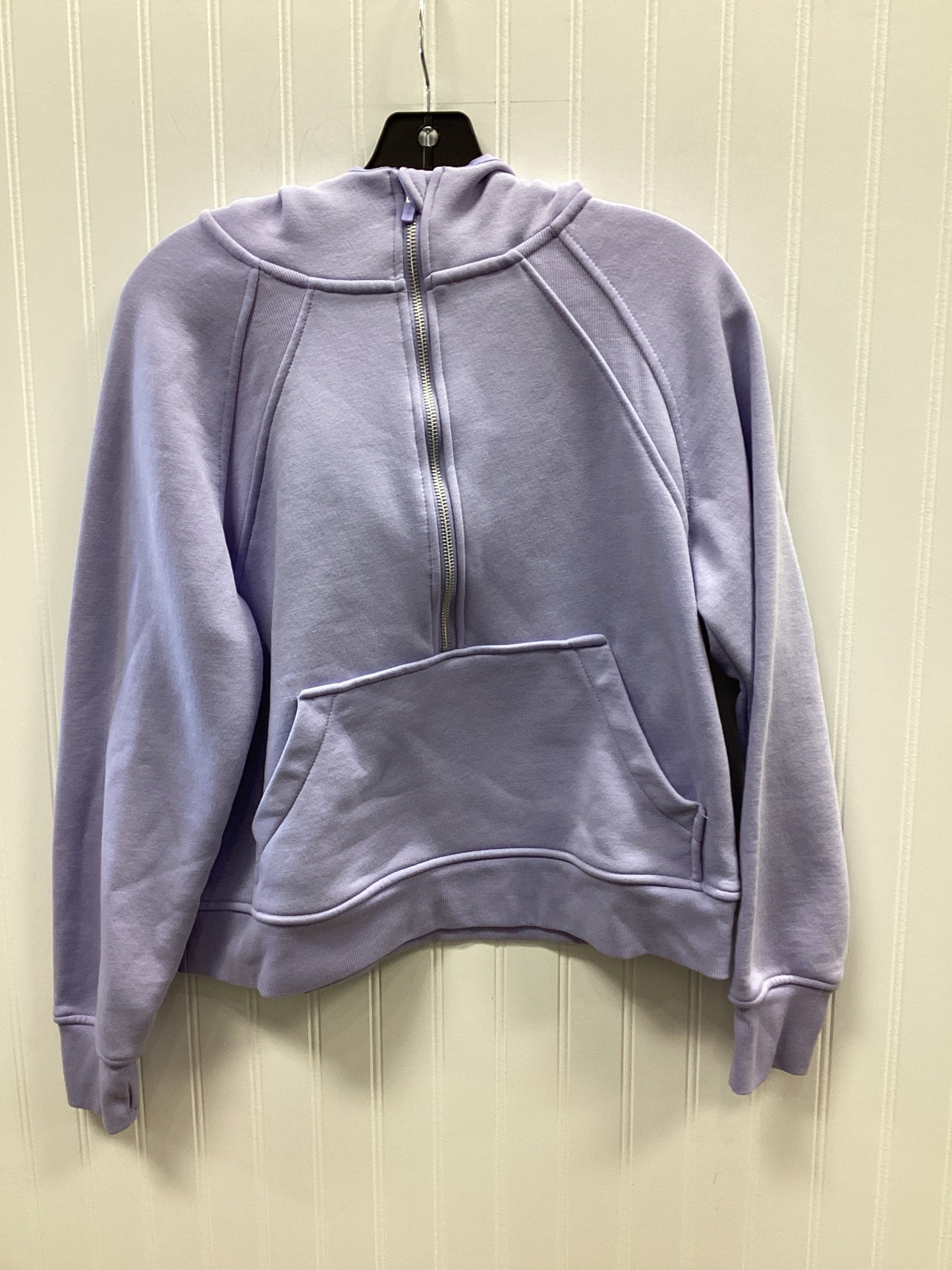 Athletic Top Ls Hoodie By Danskin In Purple, Size:M