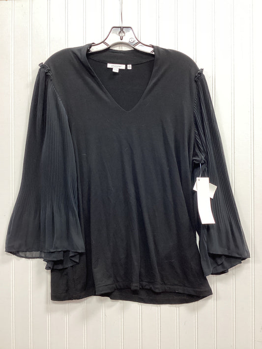 Top Ls By Chicos In Black, Size:L