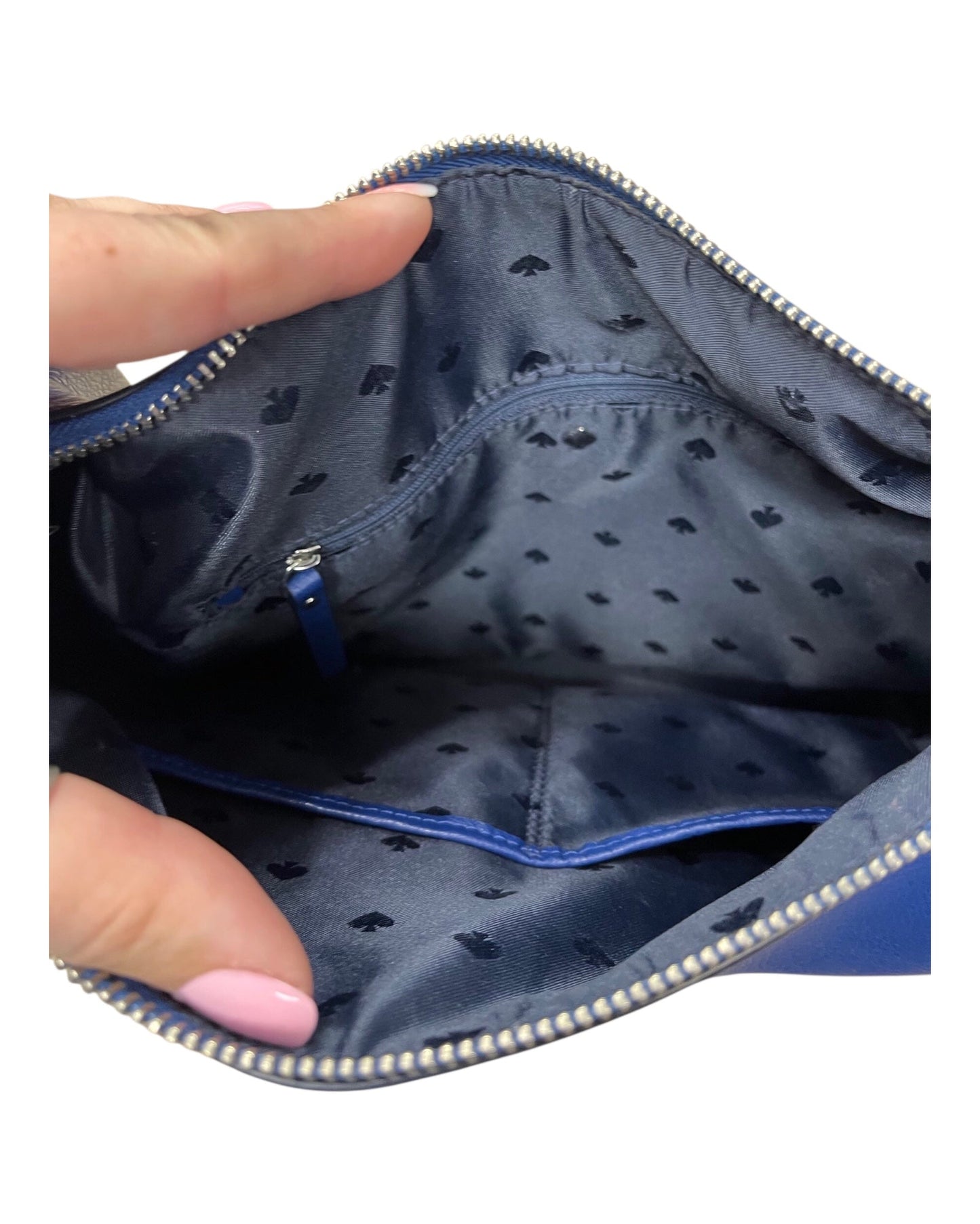 Handbag Designer By Kate Spade In Blue, Size:Large