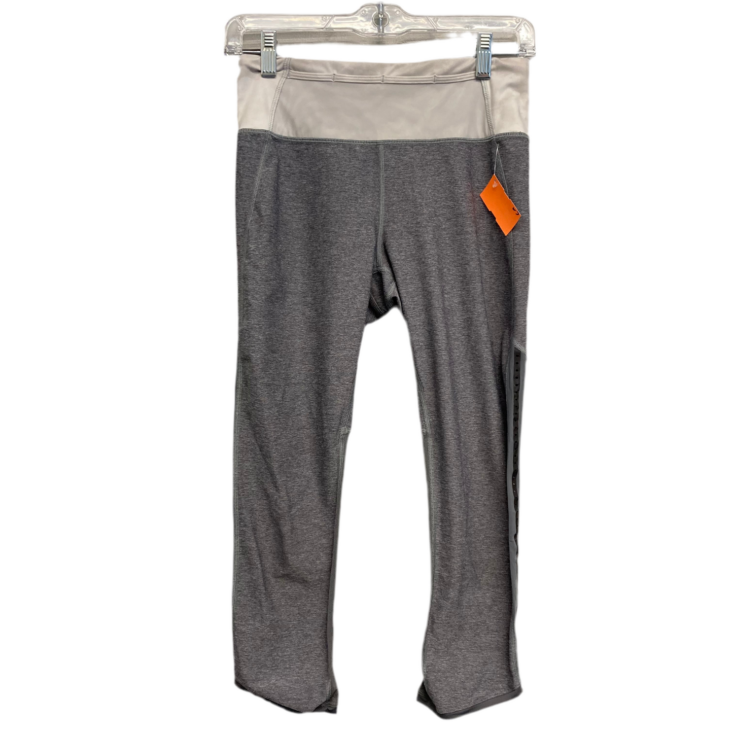 Athletic Capris By Lululemon In Grey & White, Size:S