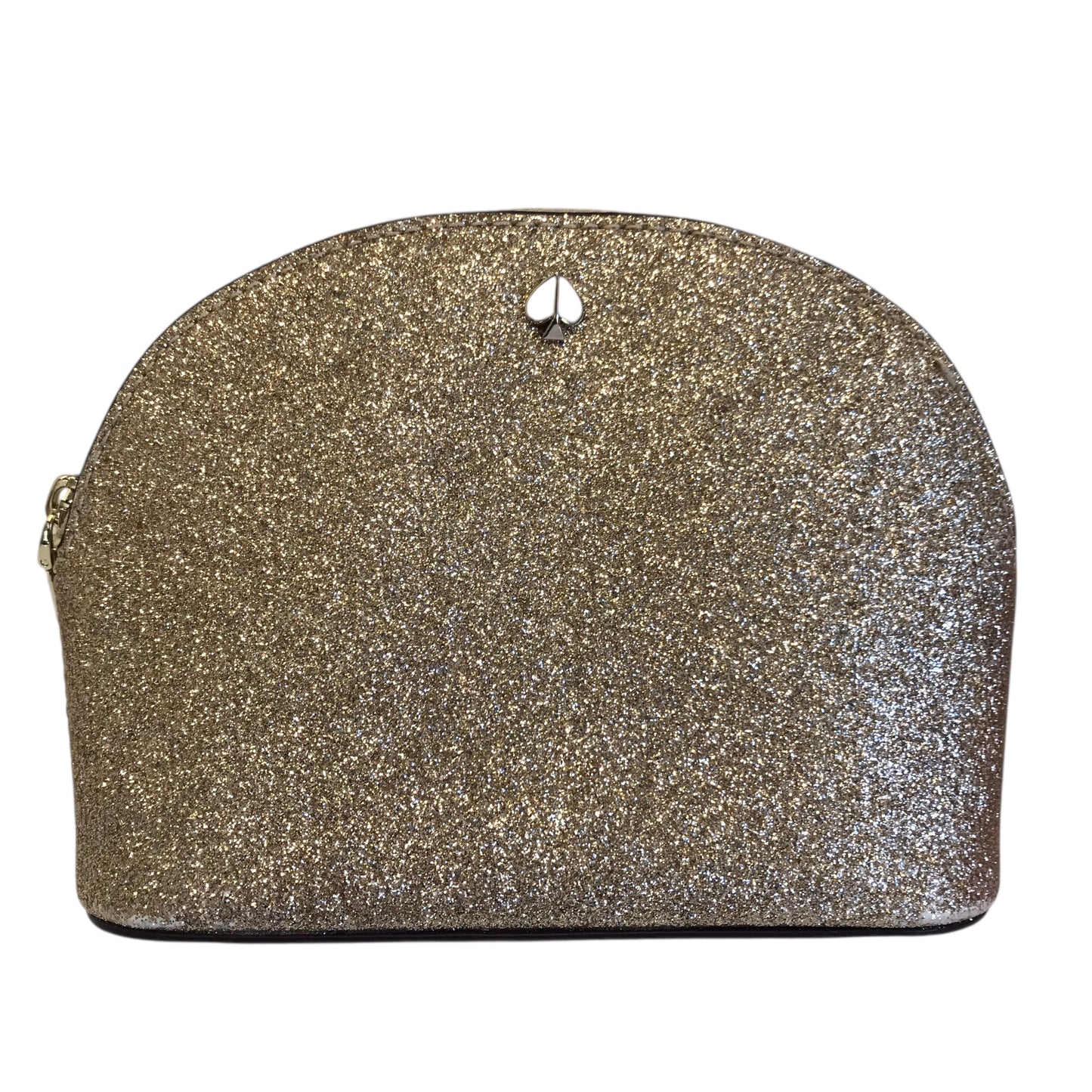 Makeup Bag Designer By Kate Spade In Gold, Size:Small
