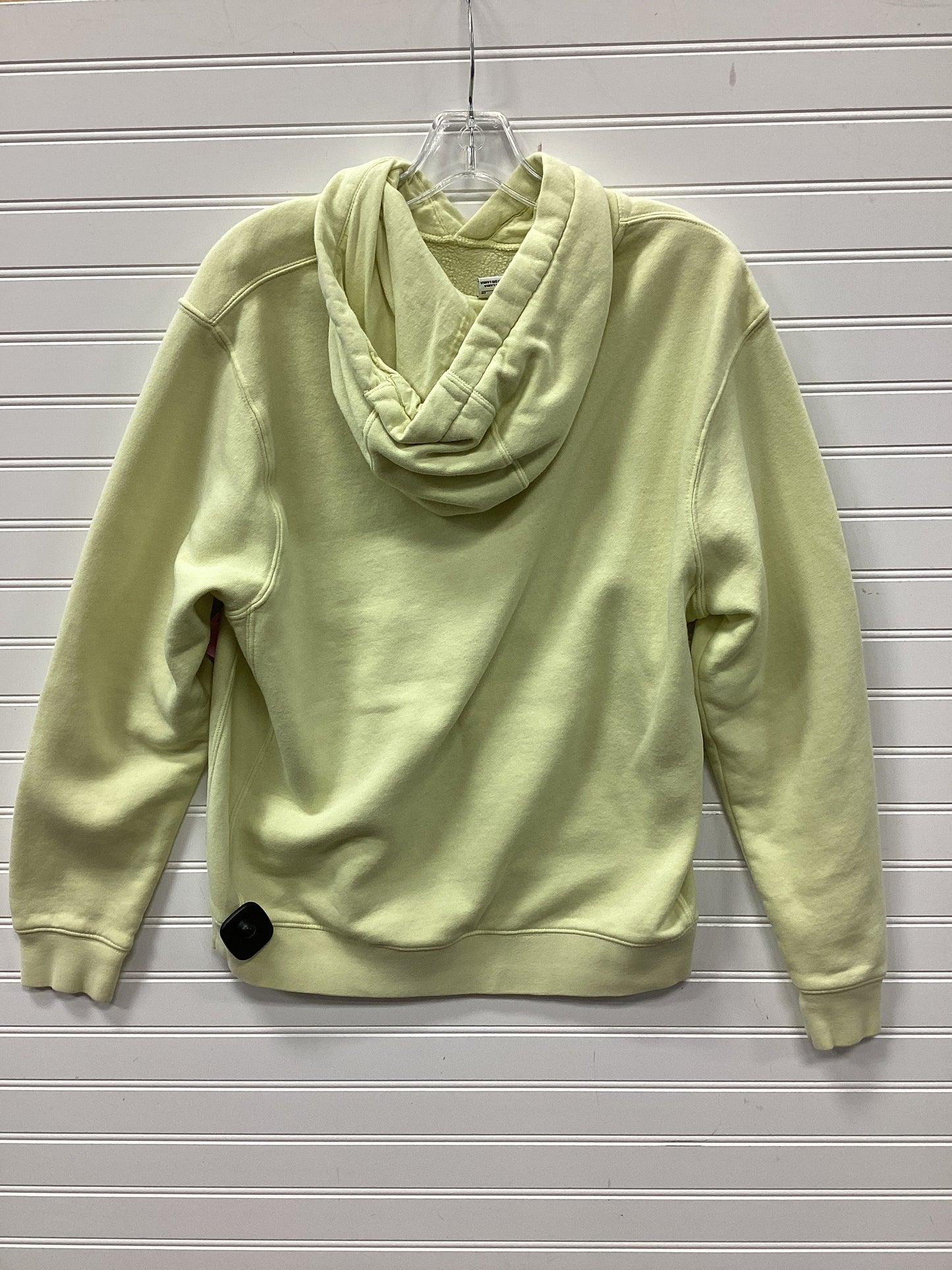 Athletic Sweatshirt Hoodie By Nike Apparel In Yellow, Size:S
