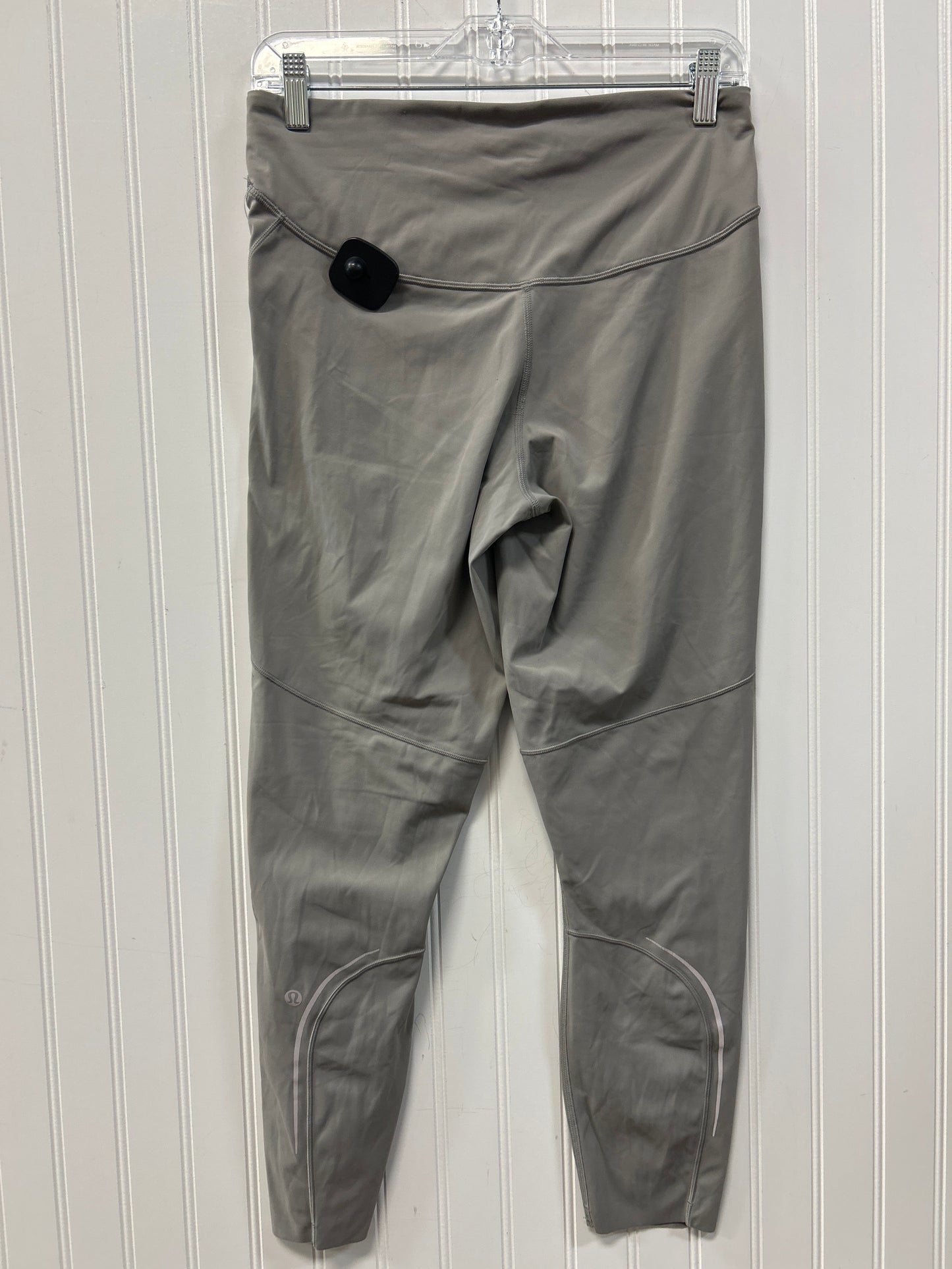 Athletic Leggings By Lululemon In Grey, Size:10