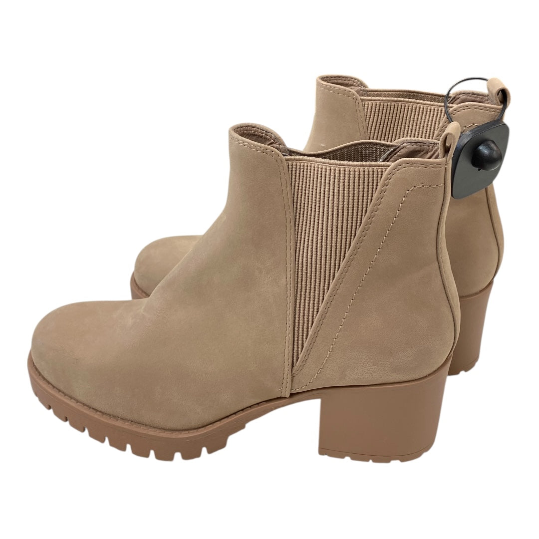 Boots Ankle Heels By Mia In Taupe, Size:9
