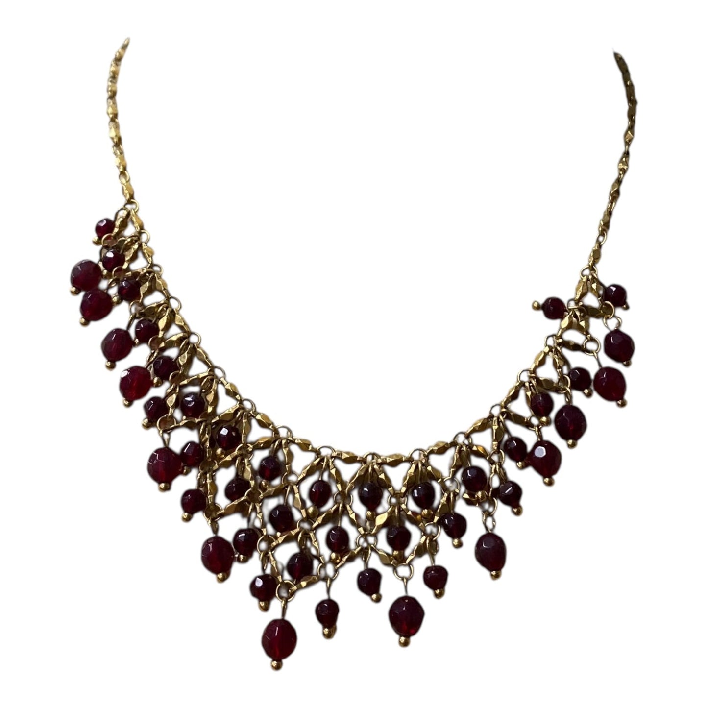 Necklace Statement By Lia Sophia In Red