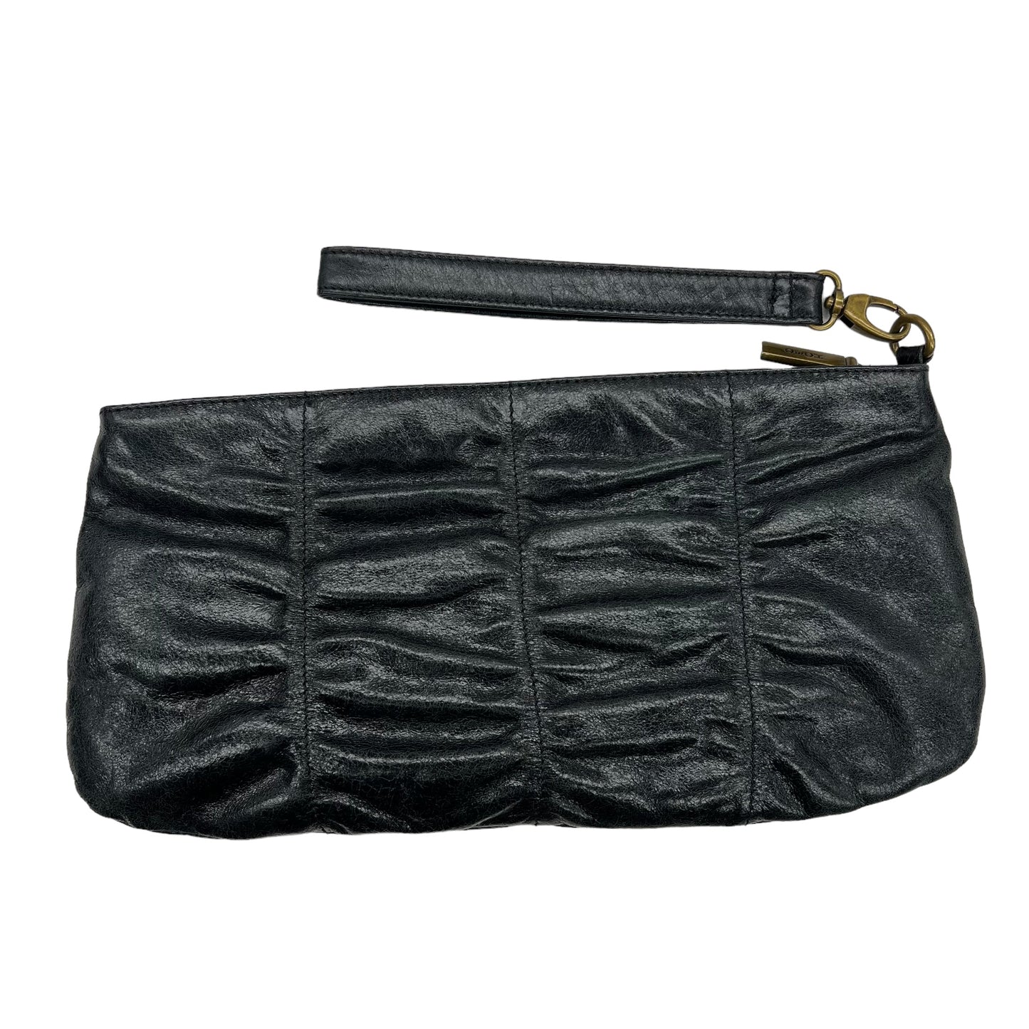 BLACK WRISTLET LEATHER by HOBO INTL Size:MEDIUM