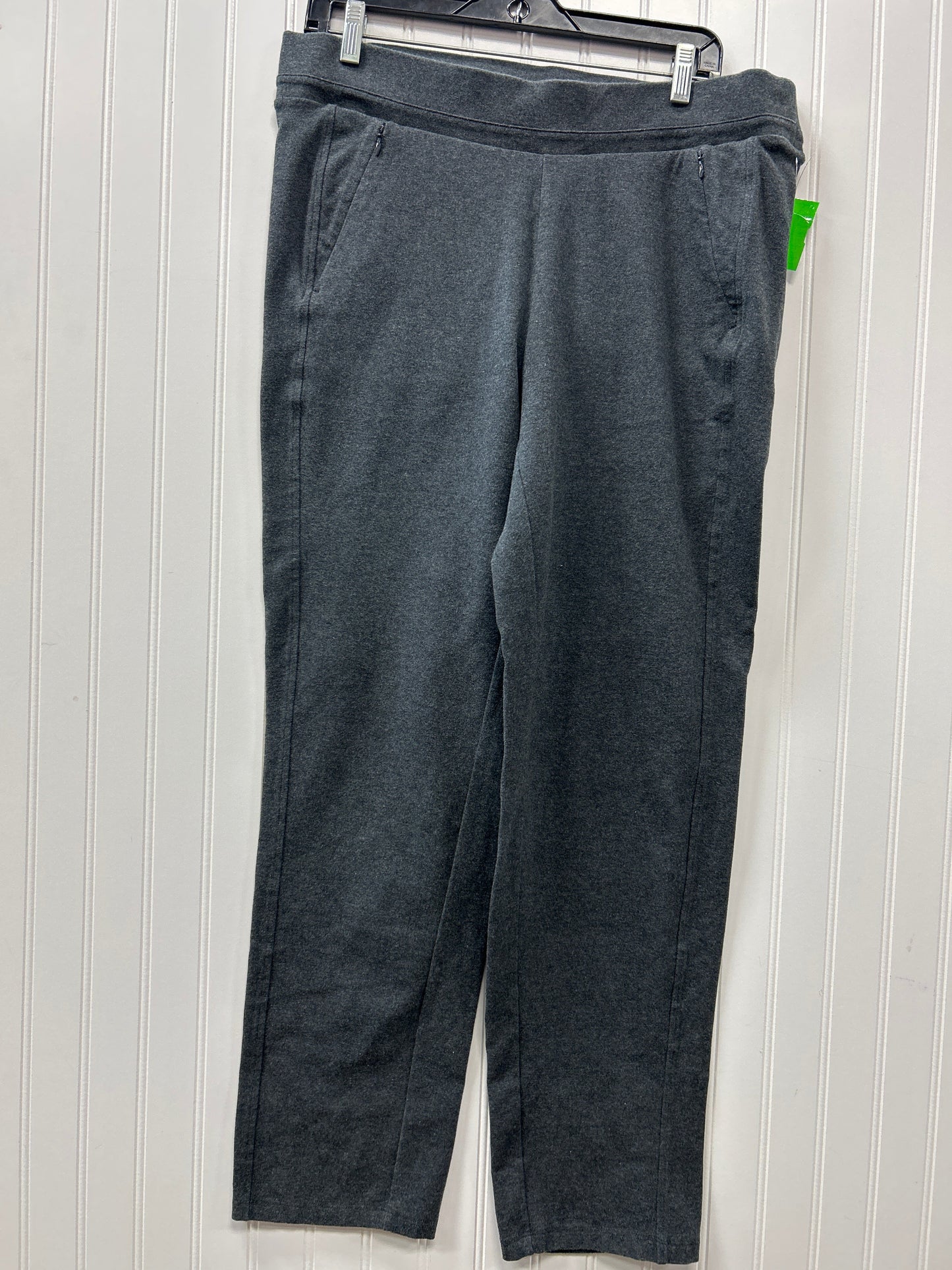 Athletic Leggings By Talbots In Grey, Size:1X