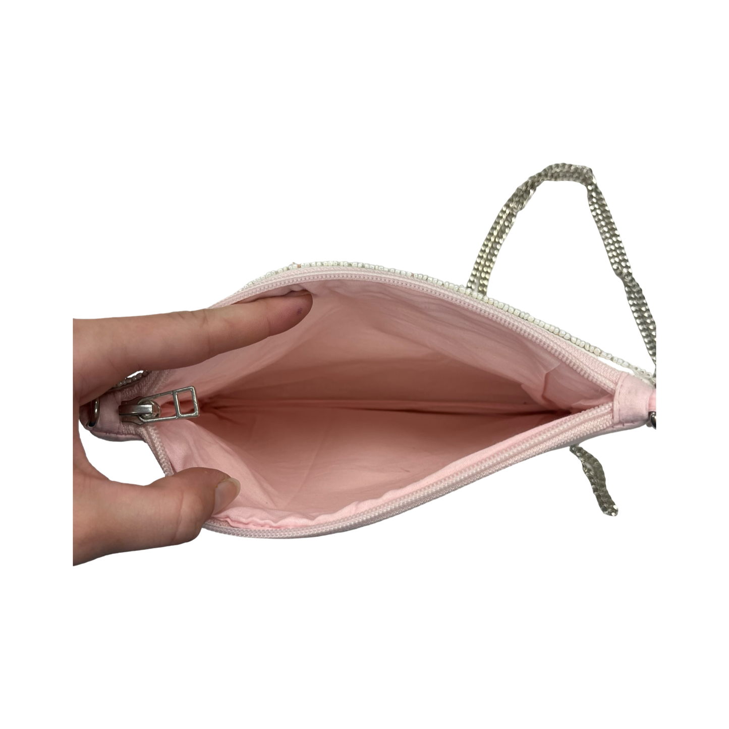 Crossbody By Clothes Mentor In Cream & Pink, Size:Small