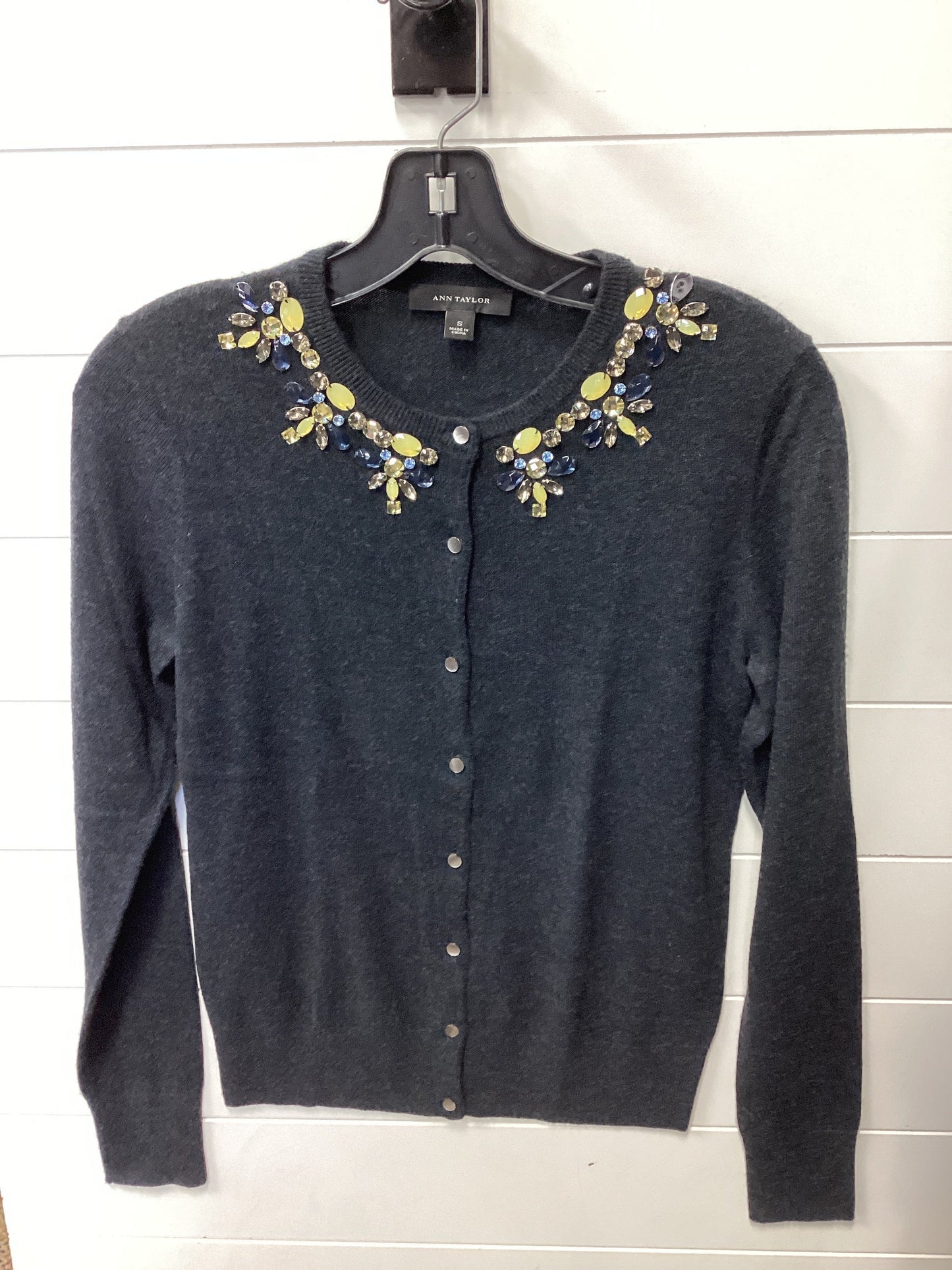 Sweater By Ann Taylor In Black, Size:S