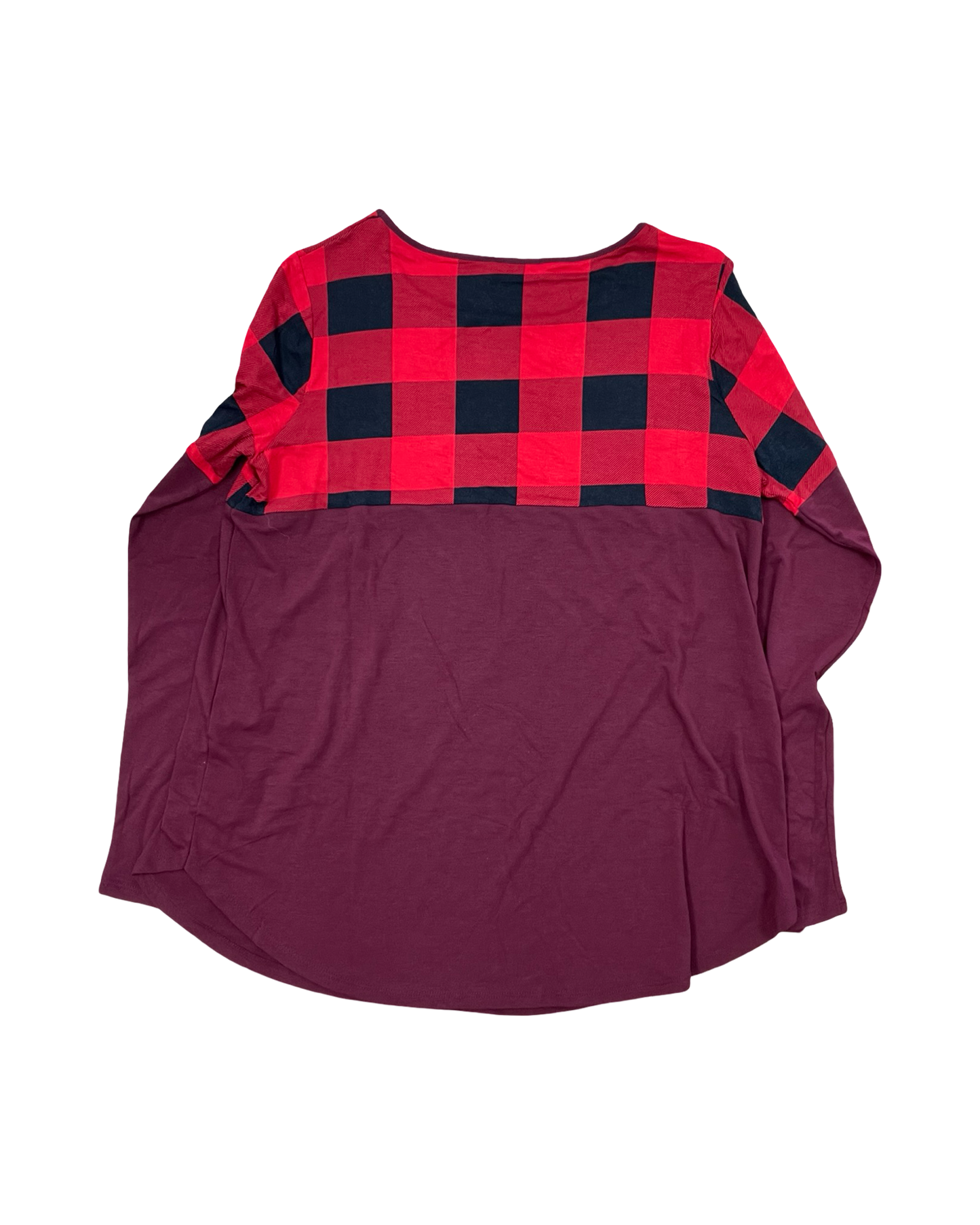 Top Ls By Zenana In Red, Size:Xl