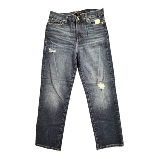 Jeans Straight By Kendall + Kylie In Blue Denim, Size:8