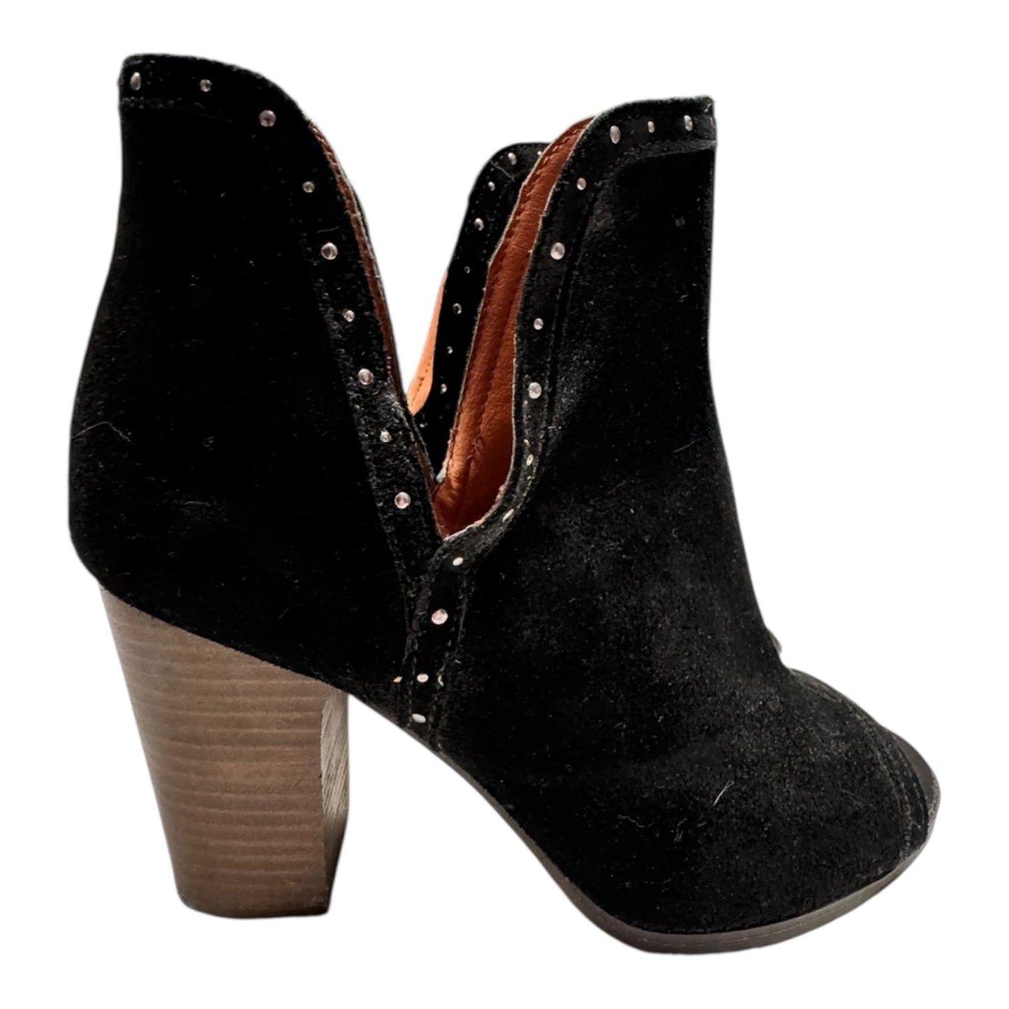 Sandals Heels Block By Lucky Brand In Black, Size:8.5