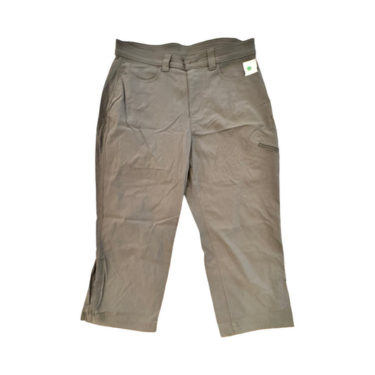 Athletic Capris By Eddie Bauer In Grey, Size:12