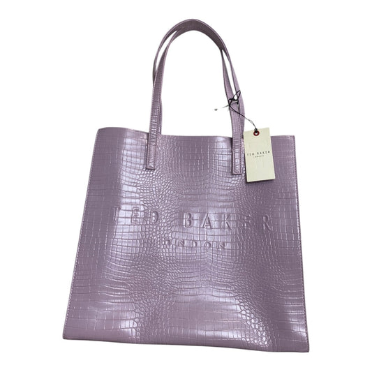 Handbag By Ted Baker In Purple, Size:Large