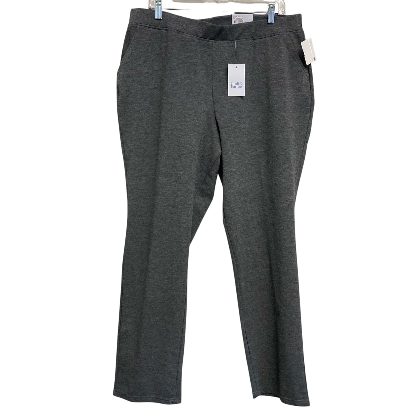 Pants Lounge By Croft And Barrow In Grey, Size:16