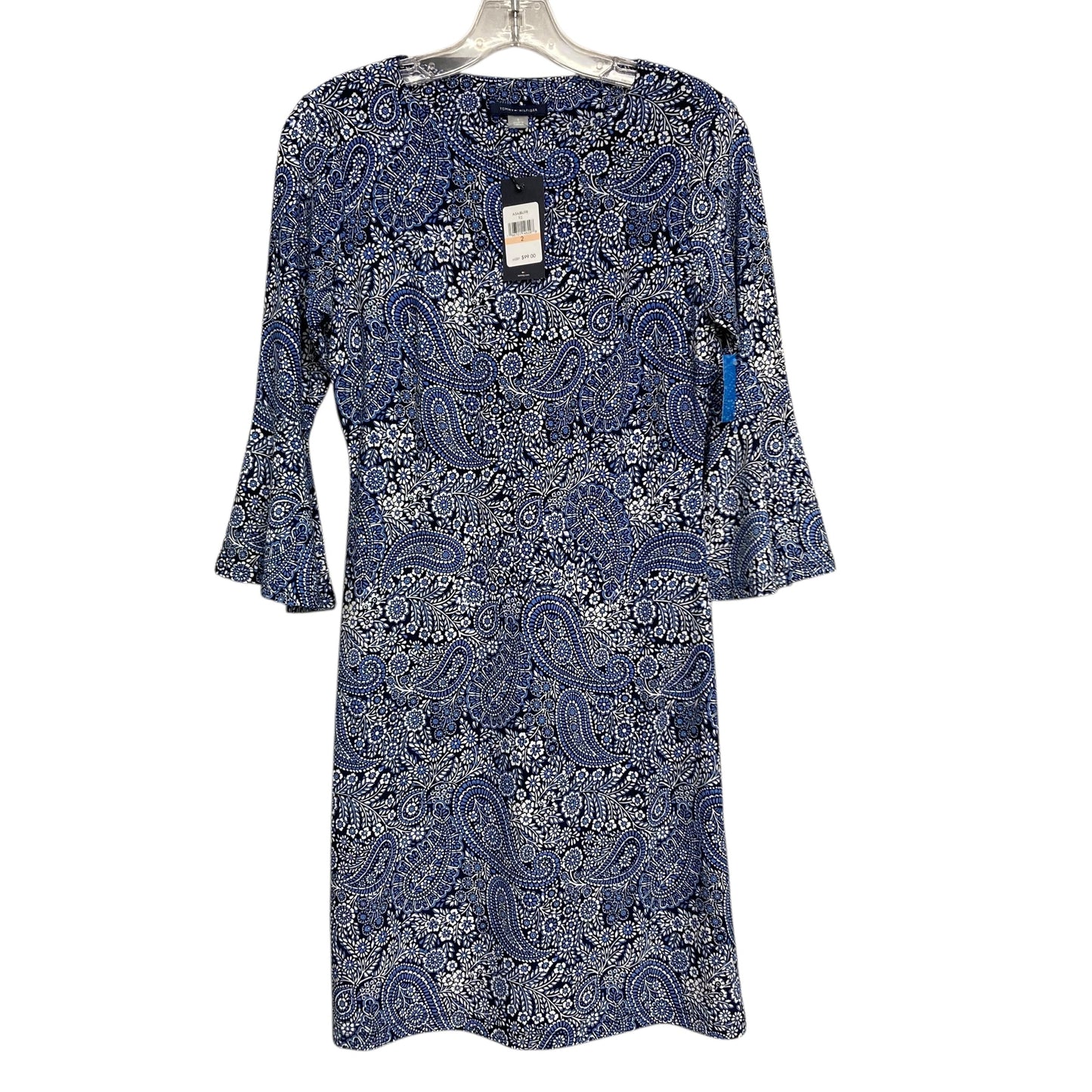 Dress Casual Short By Tommy Hilfiger In Blue & White, Size:Xs