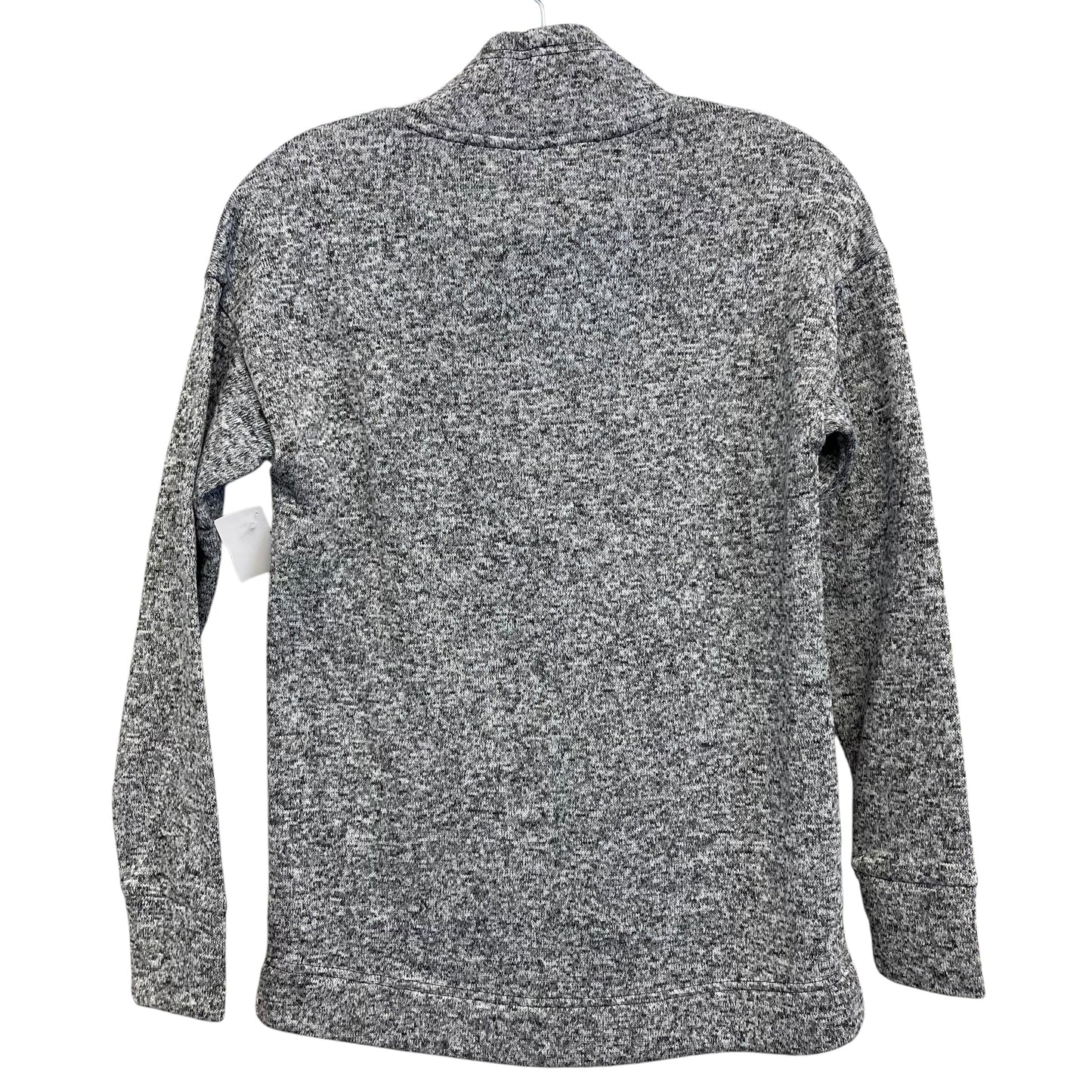 Athletic Top Ls Collar By Rbx In Black & White, Size:S