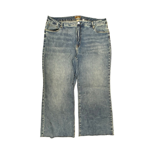 Jeans Wide Leg By Kut In Blue Denim, Size:20