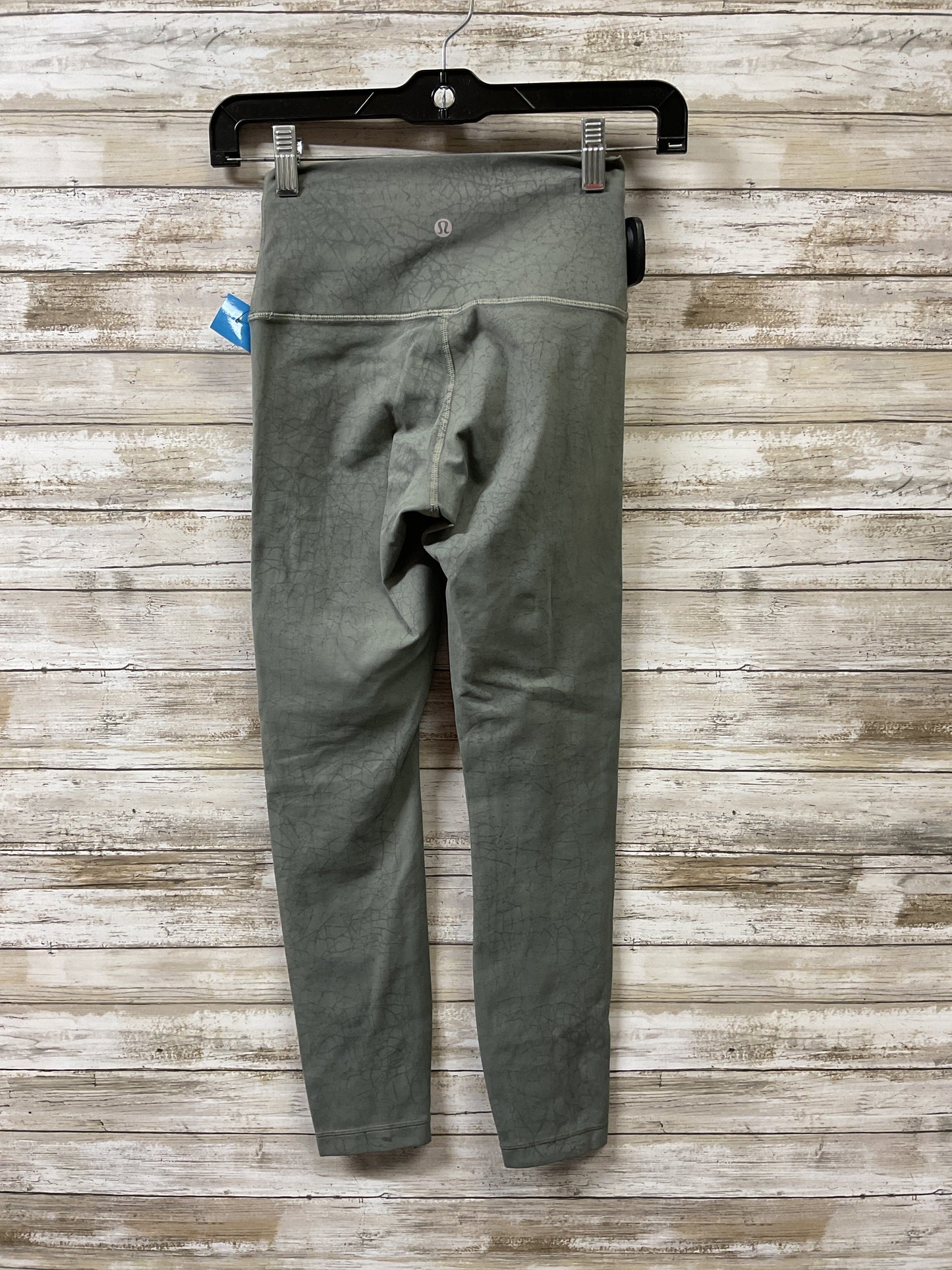 Athletic Leggings By Lululemon In Grey, Size:2