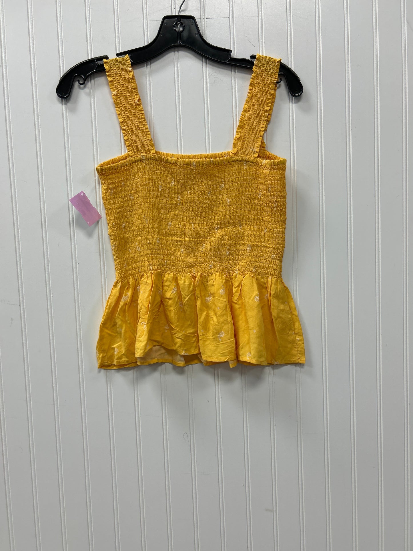 Top Sleeveless By Elodie In Yellow, Size:M