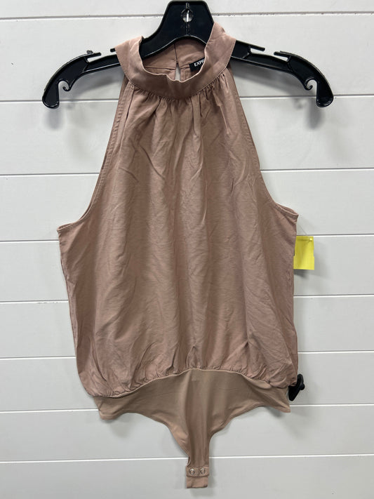 Bodysuit By Express In Beige, Size:M