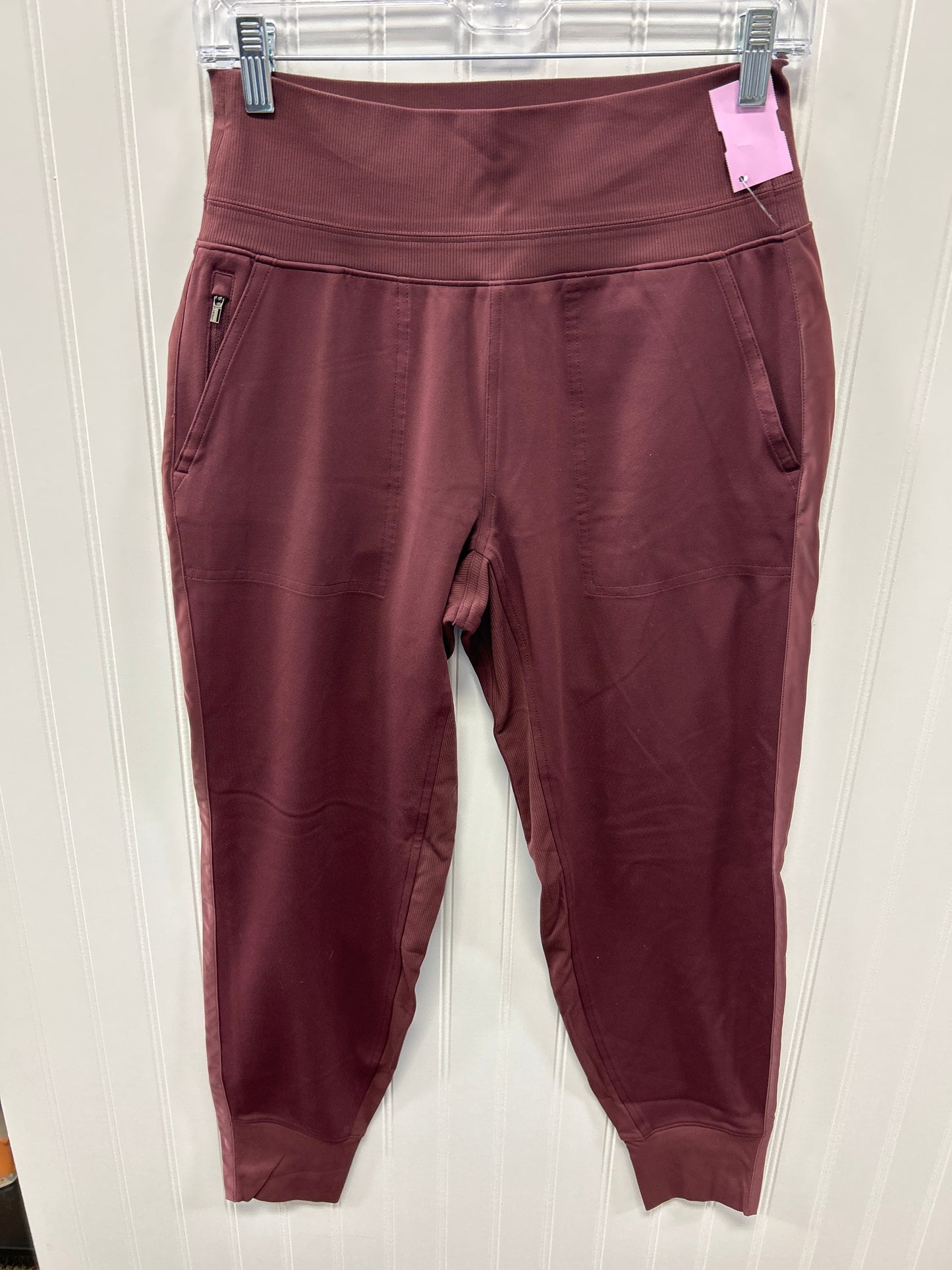 Athletic Pants By Athleta In Maroon, Size:S
