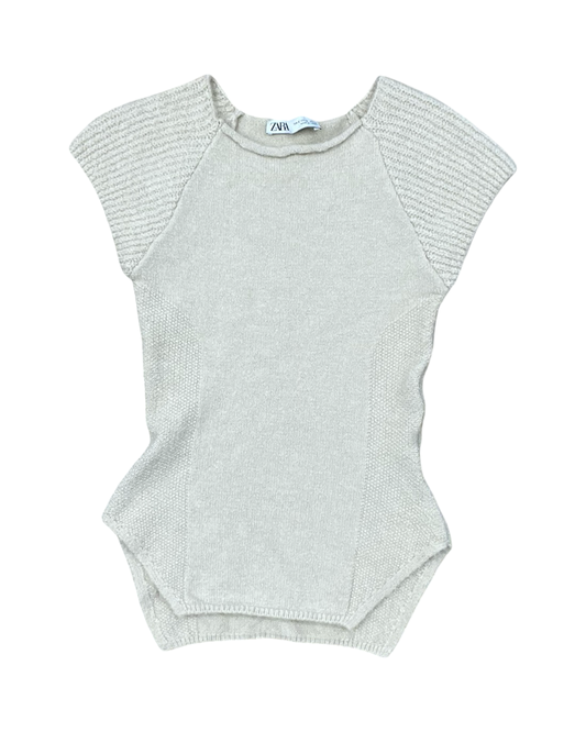 Sweater Ss By Zara In Cream, Size:S