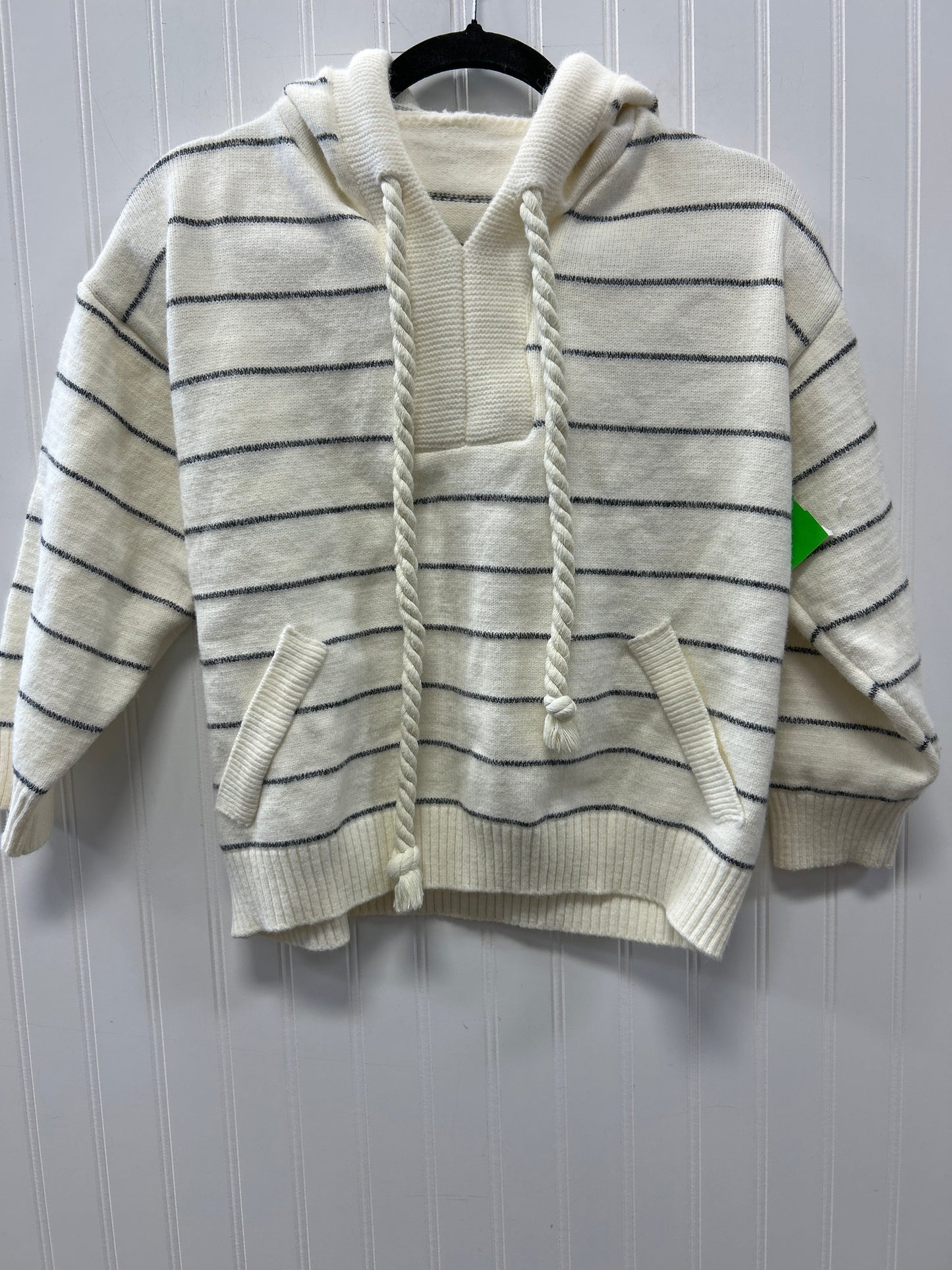 Sweatshirt Hoodie By Cmc In Cream, Size:M