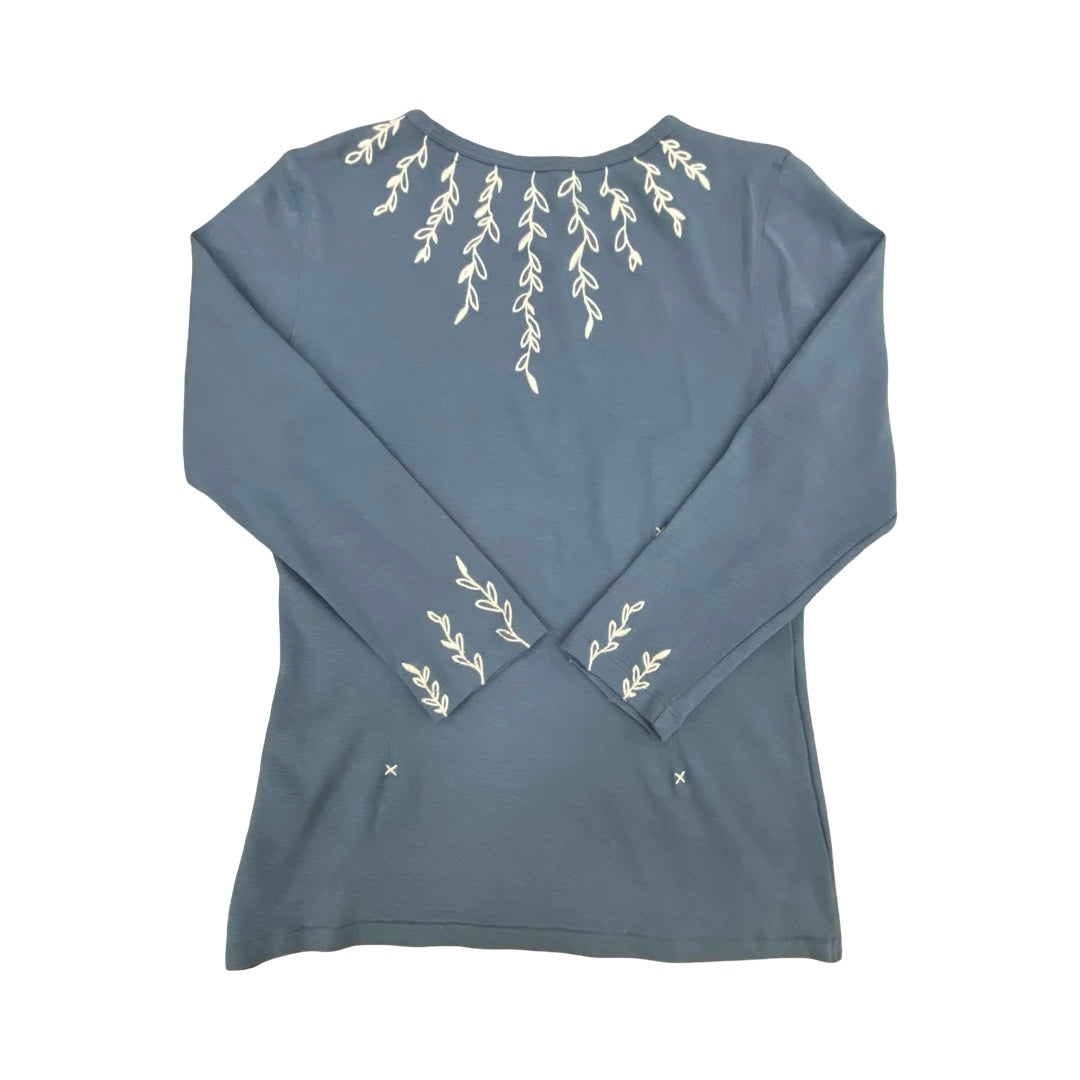 Top Ls By Alp N Rock In Blue & White, Size:S