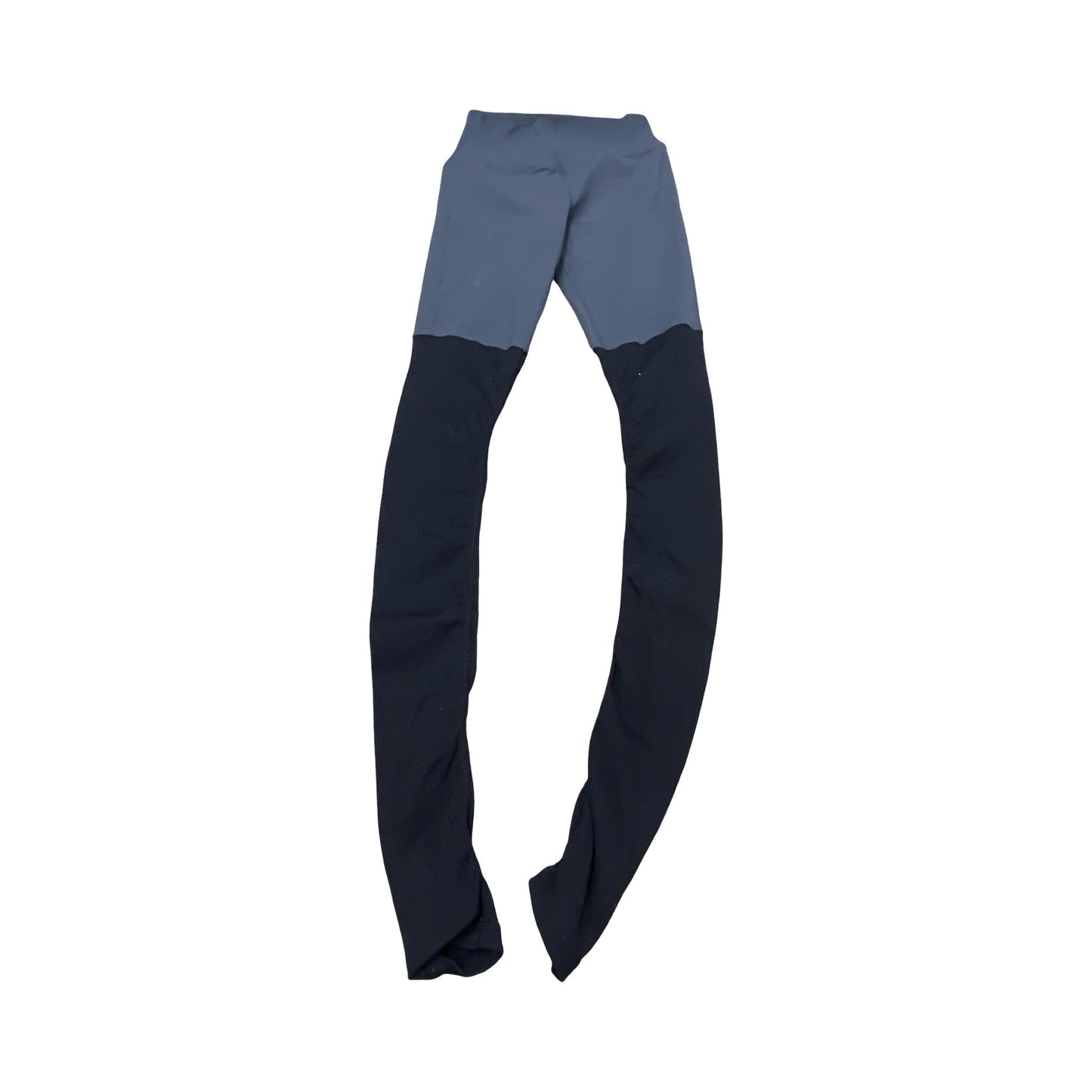 Athletic Leggings By Alo In Black & Grey, Size:Xs