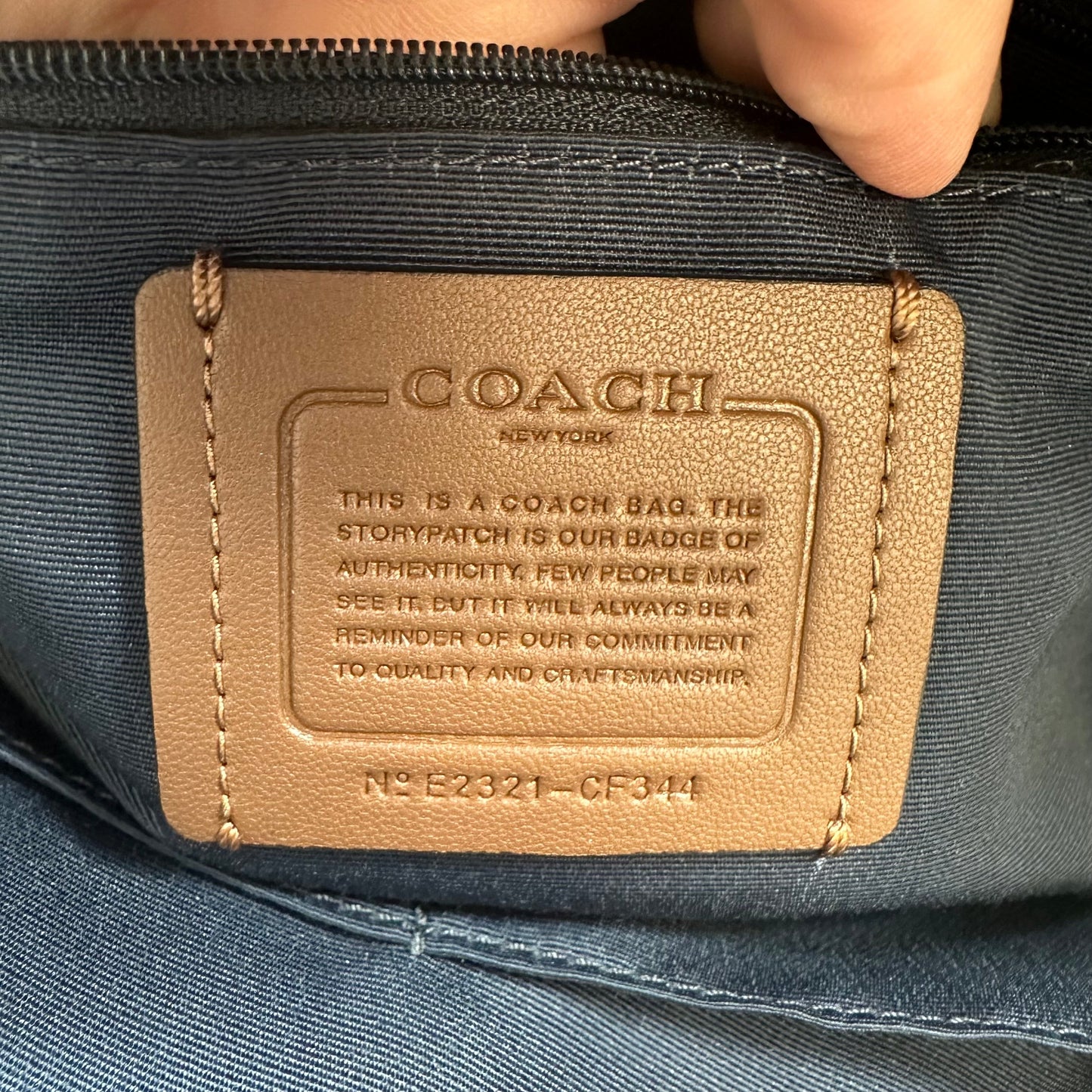 REDUCED/Final Sale: Backpack Designer By Coach, Size: Medium