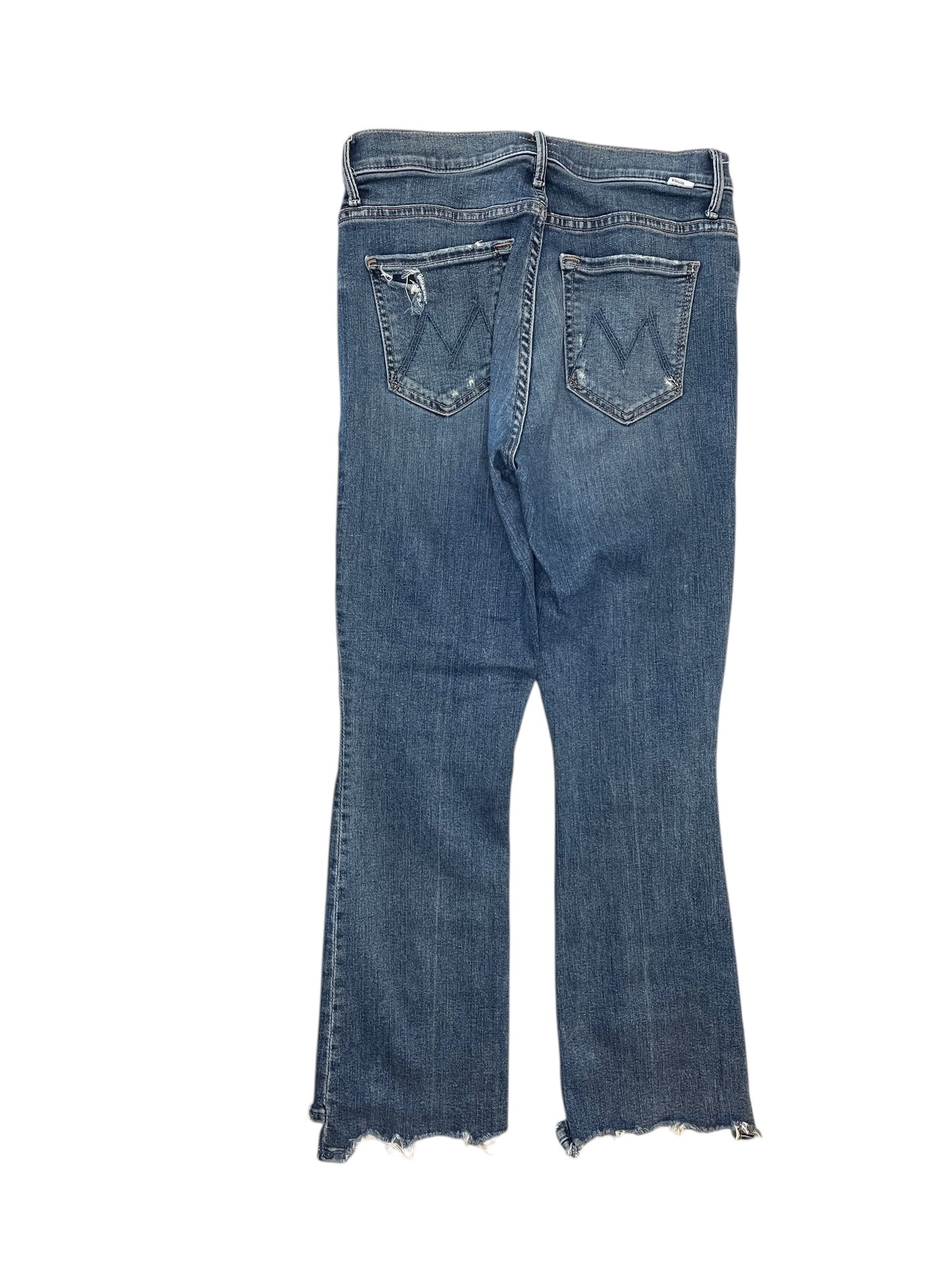 Jeans Cropped By Mother In Blue Denim, Size:2