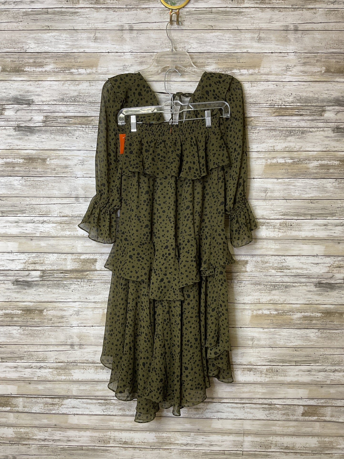 Skirt Set 2Pc By Cmb In Black & Green, Size:Xs