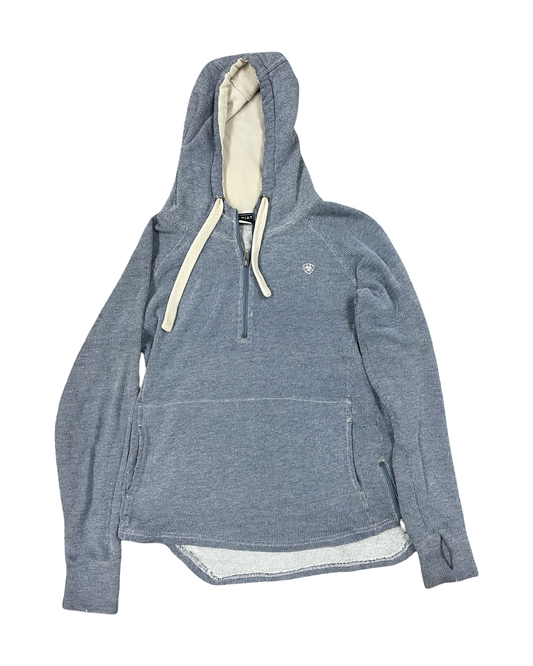 Sweatshirt Hoodie By Ariat In Blue, Size:M