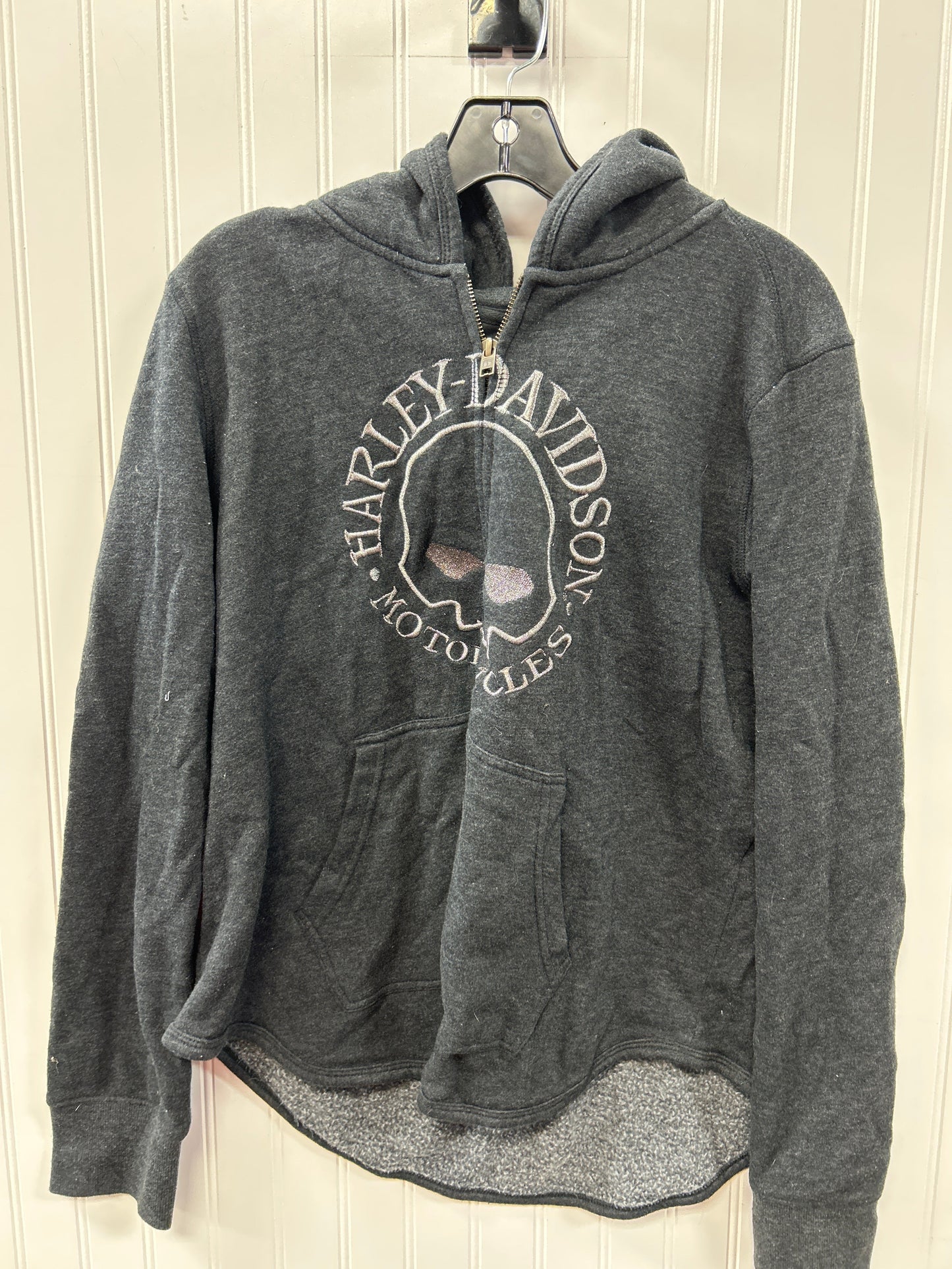 Sweatshirt Hoodie By Harley Davidson In Grey, Size:Xl