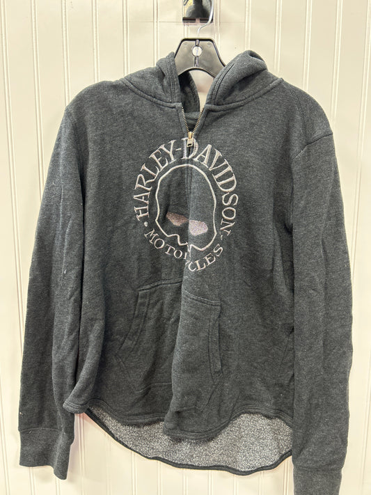 Sweatshirt Hoodie By Harley Davidson In Grey, Size:Xl