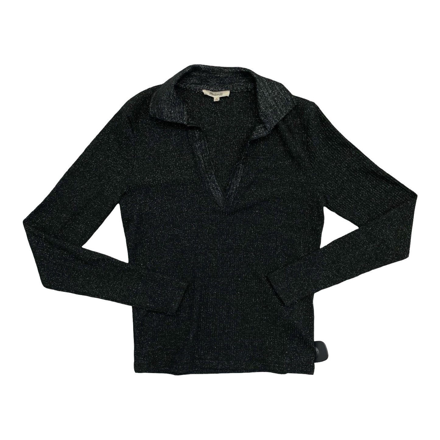 Sweater By Madewell In Black & Silver, Size:S